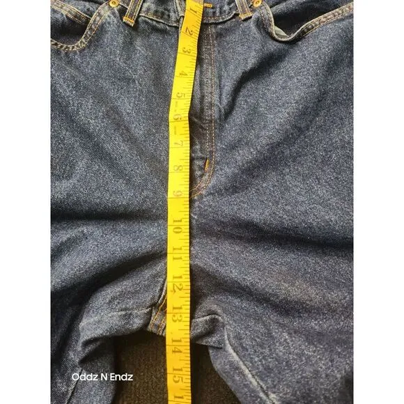 Chic Womens High-Waisted‎ Blue Denim Jeans  Size 16