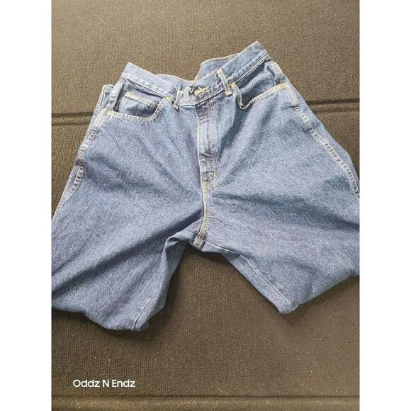 Chic Womens High-Waisted‎ Blue Denim Jeans  Size 16