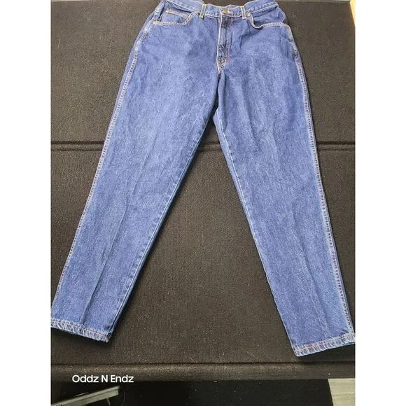 Chic Womens High-Waisted‎ Blue Denim Jeans  Size 16