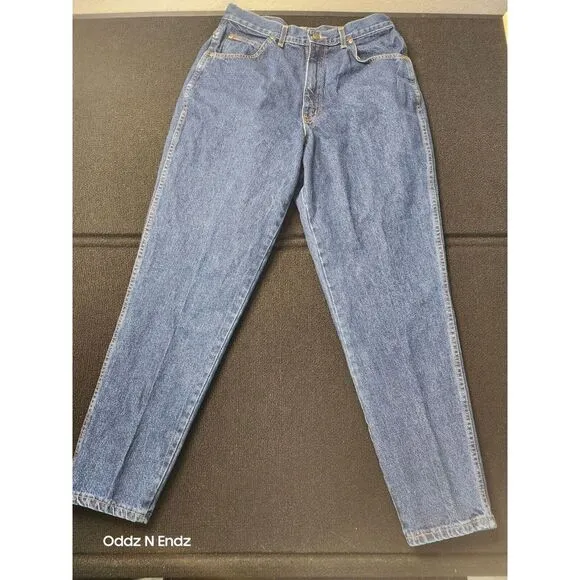 Chic Womens High-Waisted‎ Blue Denim Jeans  Size 16