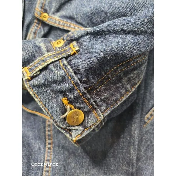 Chic Womens High-Waisted‎ Blue Denim Jeans  Size 16