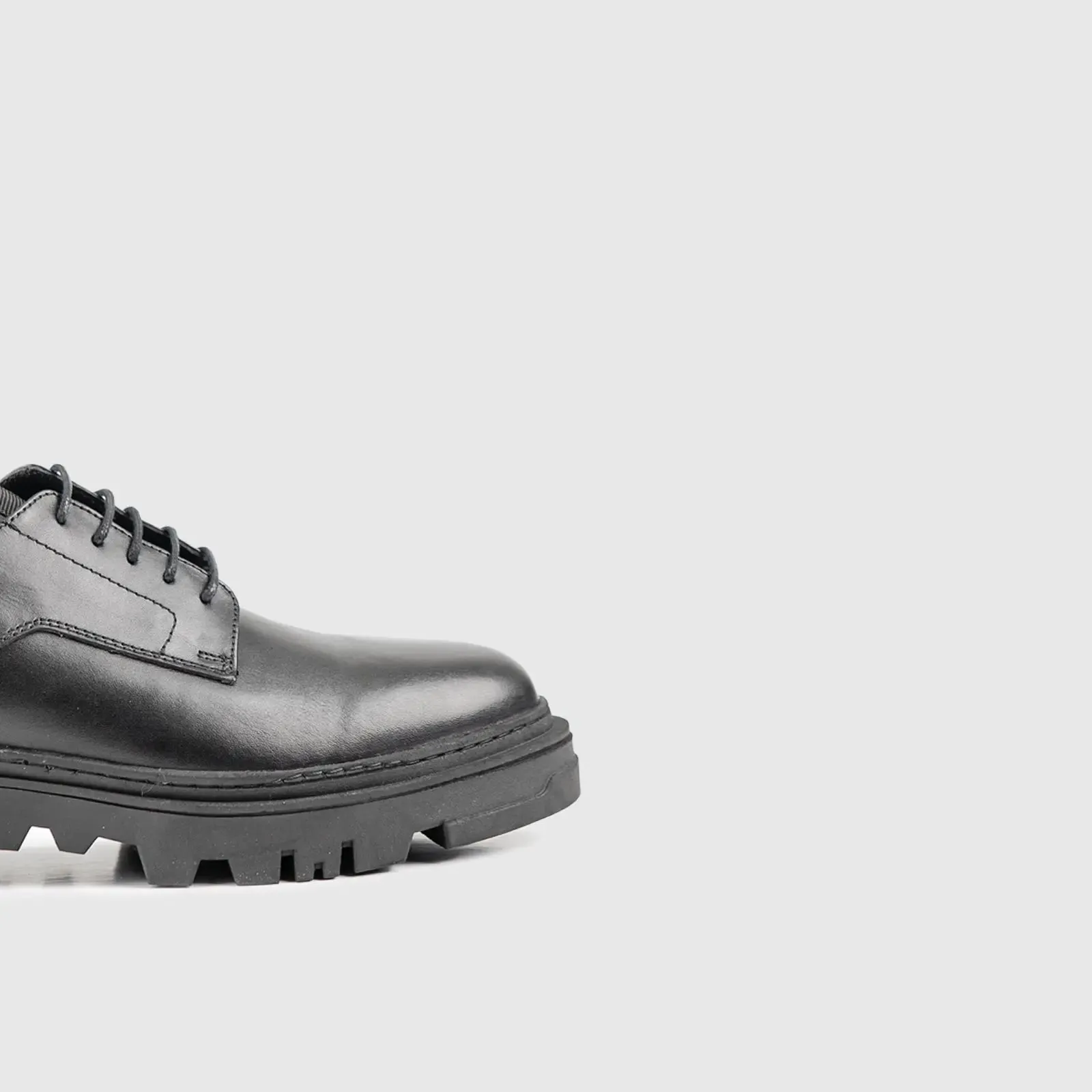 Chunky Sole Oxfords Black 4807
