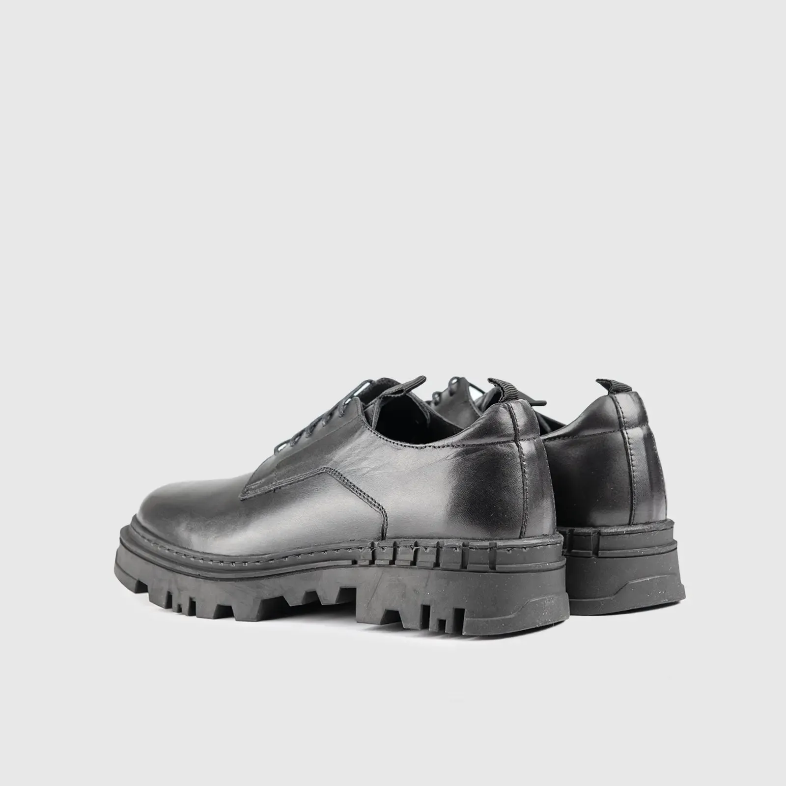 Chunky Sole Oxfords Black 4807
