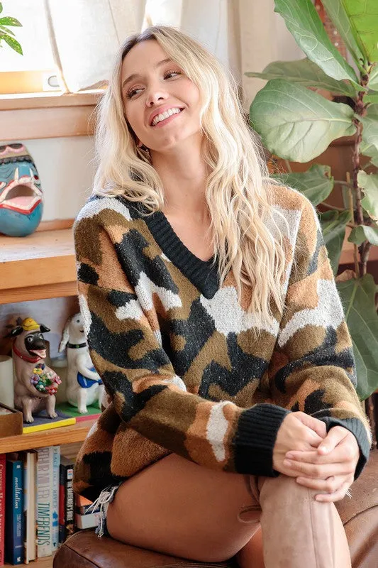 Cozy Camo Sweater