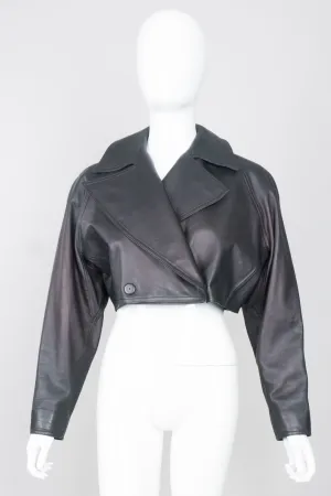 Cropped Biker Jacket