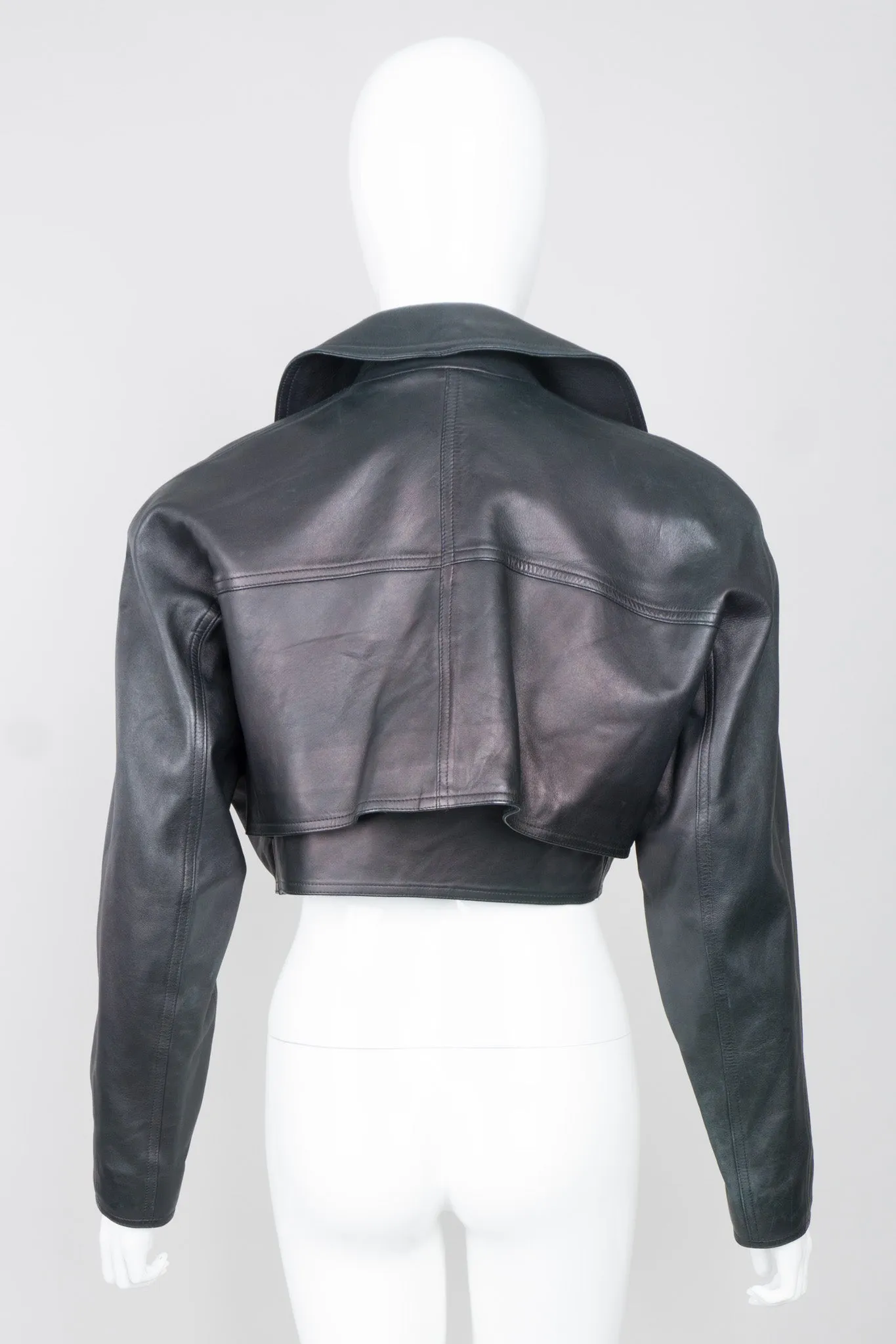 Cropped Biker Jacket