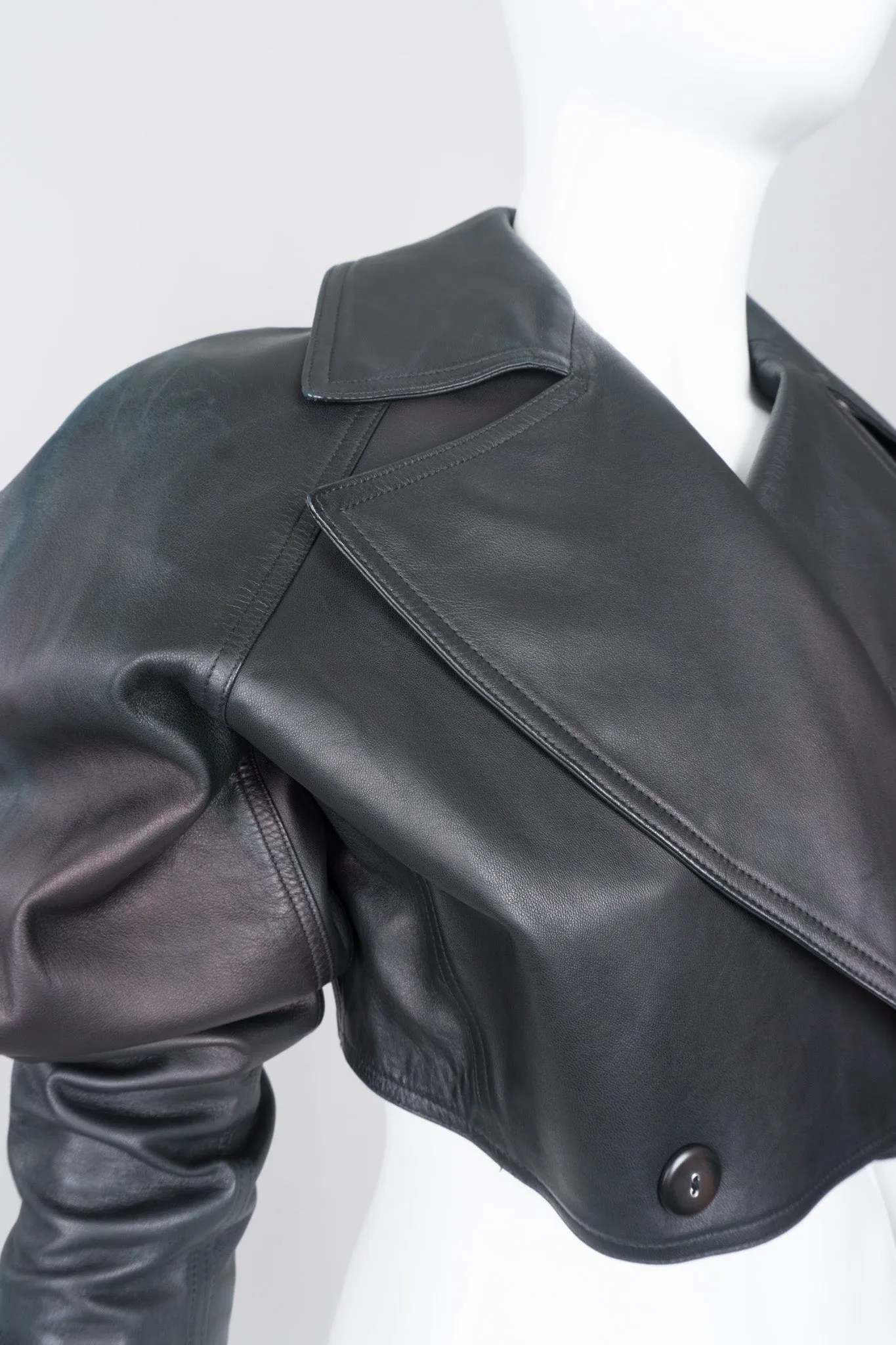 Cropped Biker Jacket