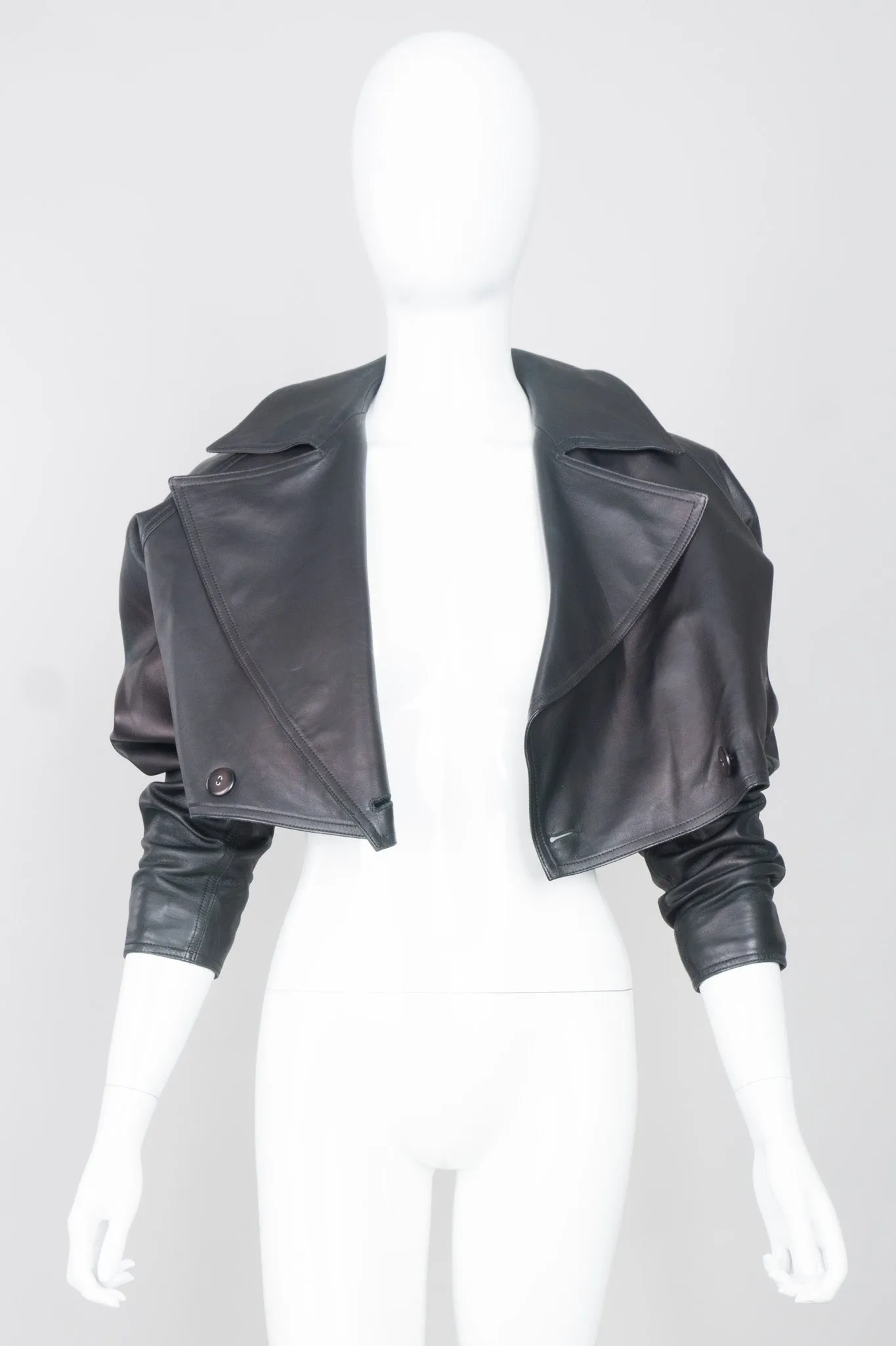 Cropped Biker Jacket
