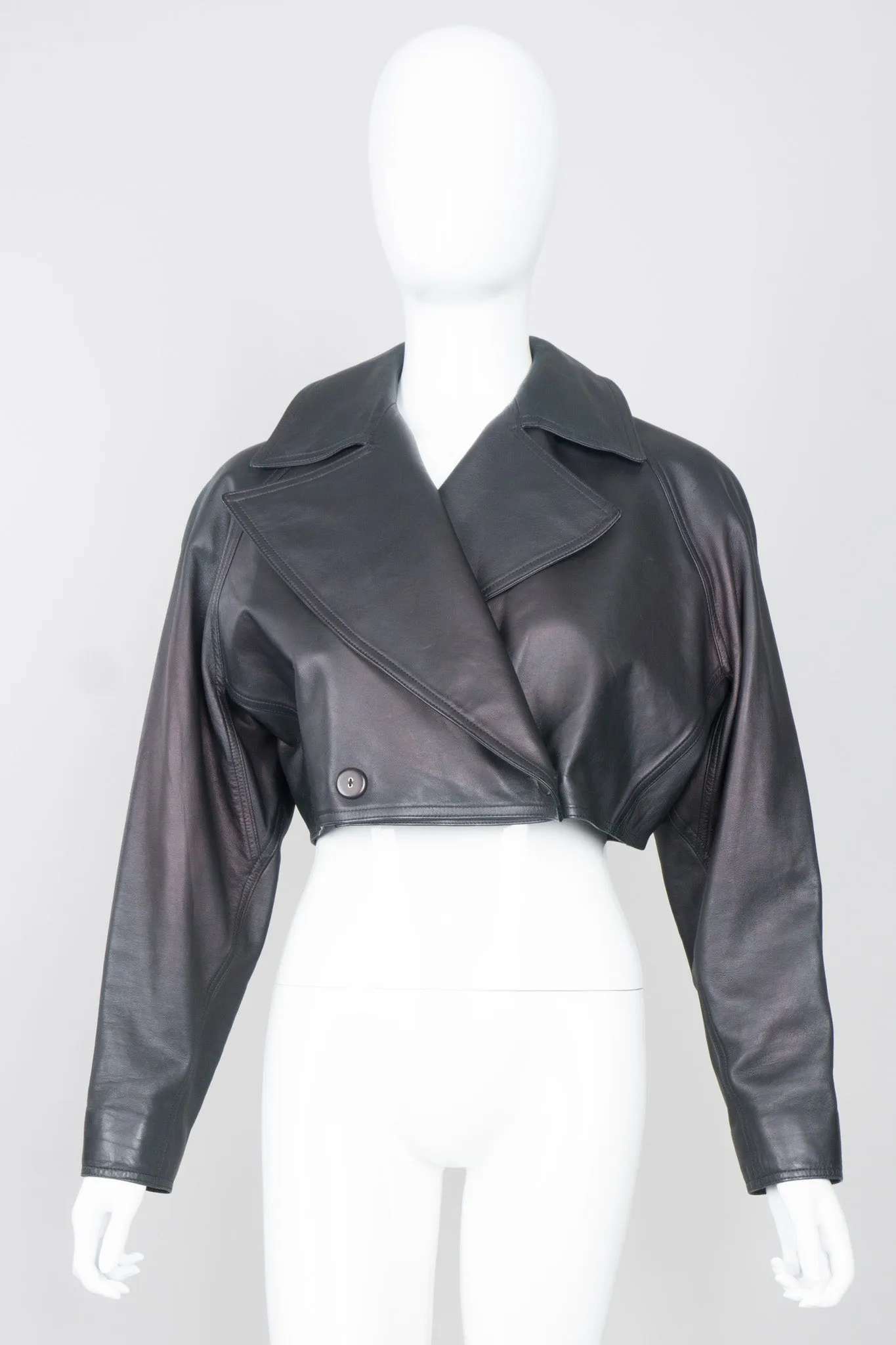 Cropped Biker Jacket
