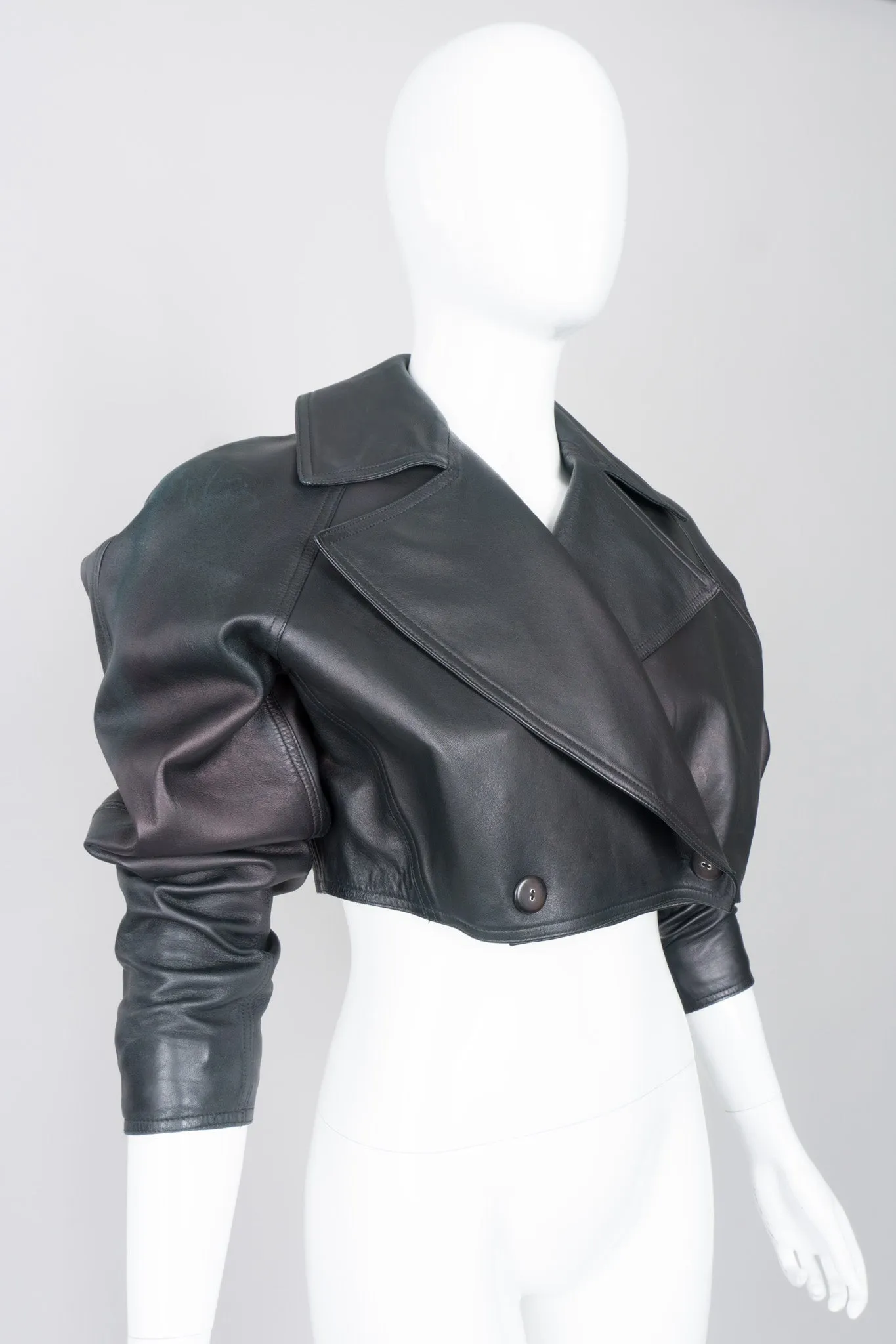 Cropped Biker Jacket