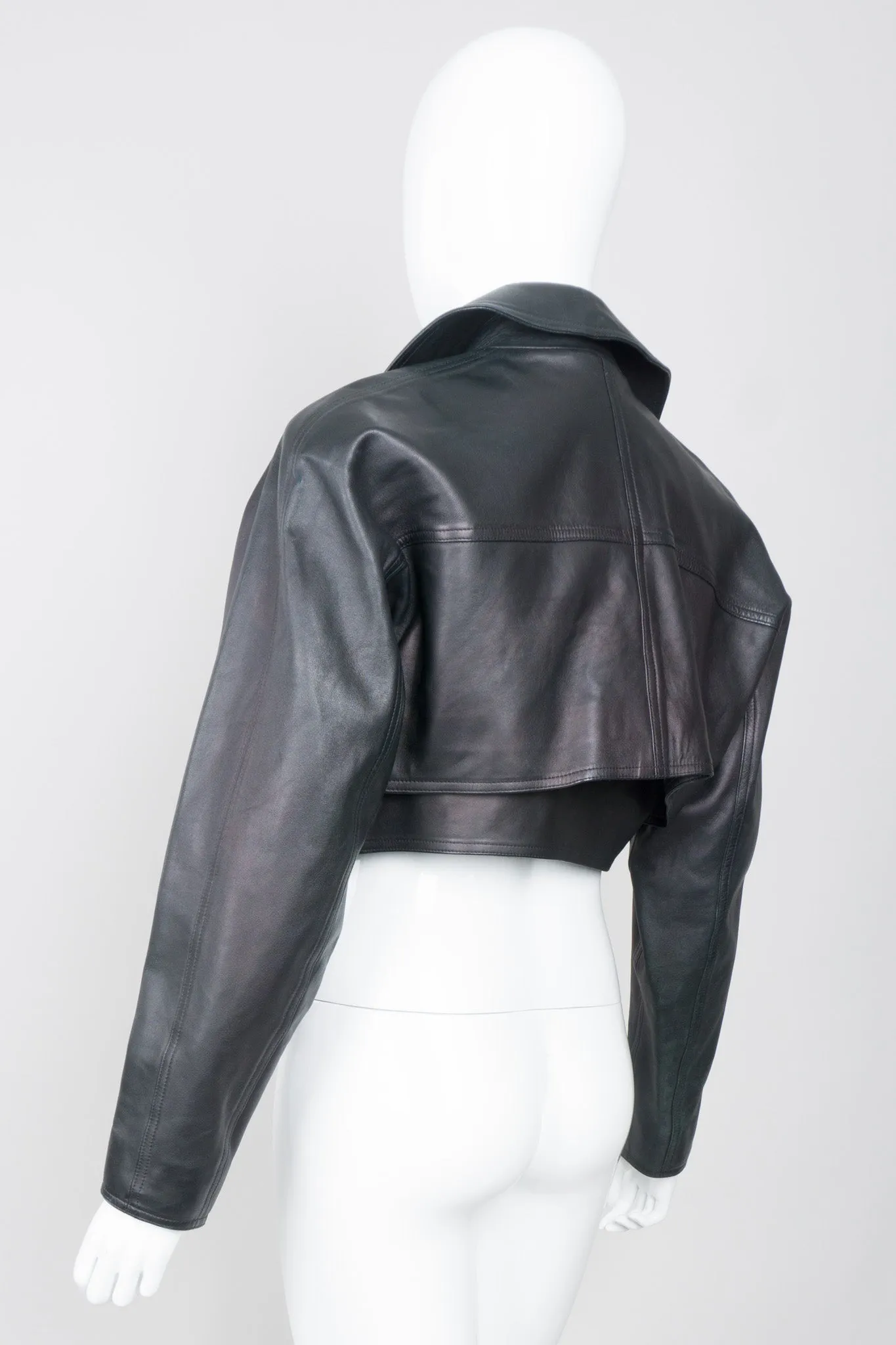 Cropped Biker Jacket