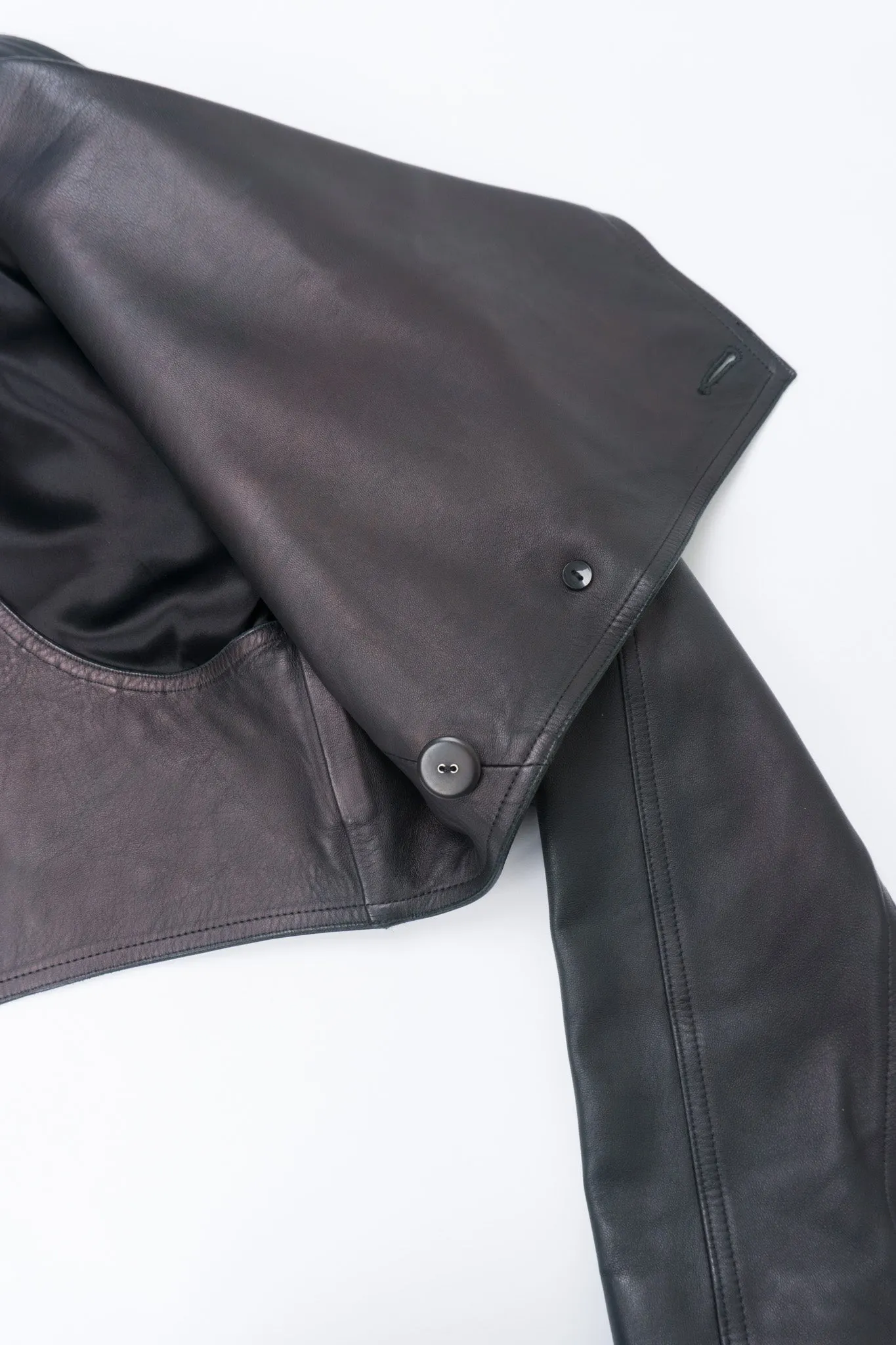 Cropped Biker Jacket