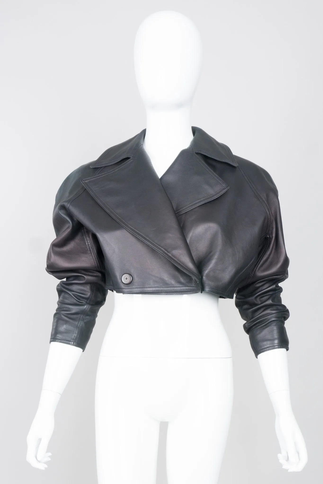 Cropped Biker Jacket