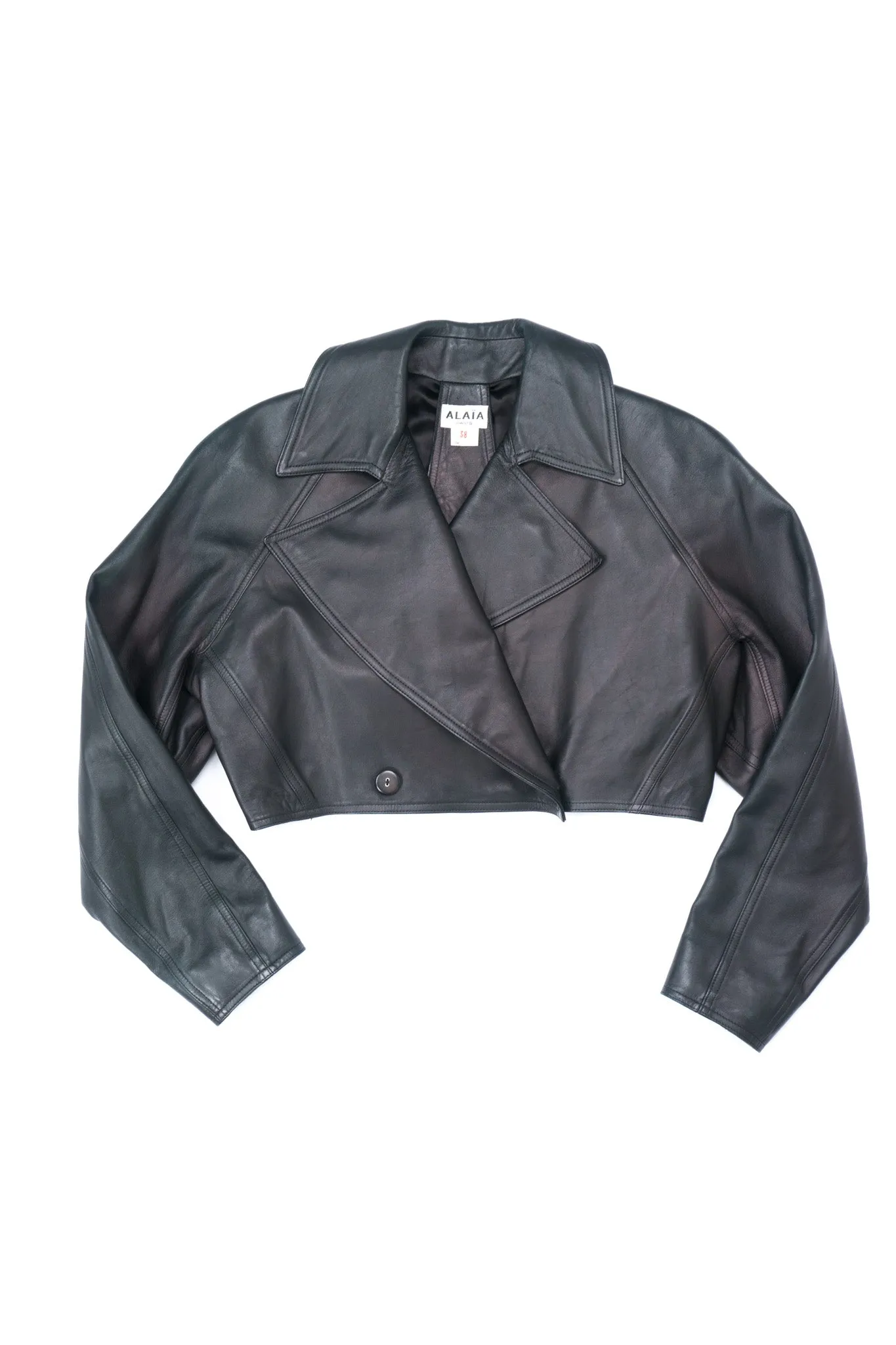 Cropped Biker Jacket