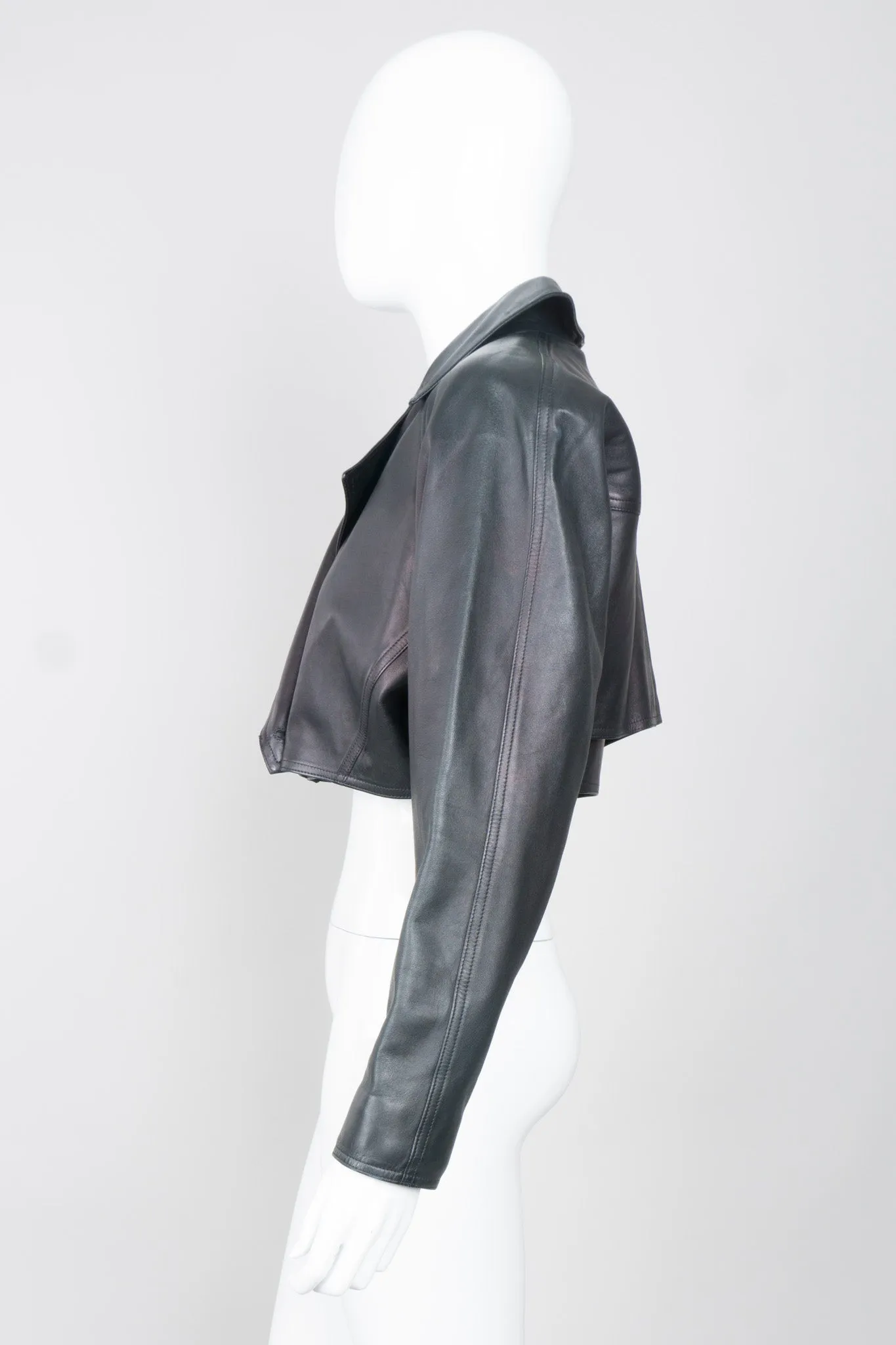 Cropped Biker Jacket