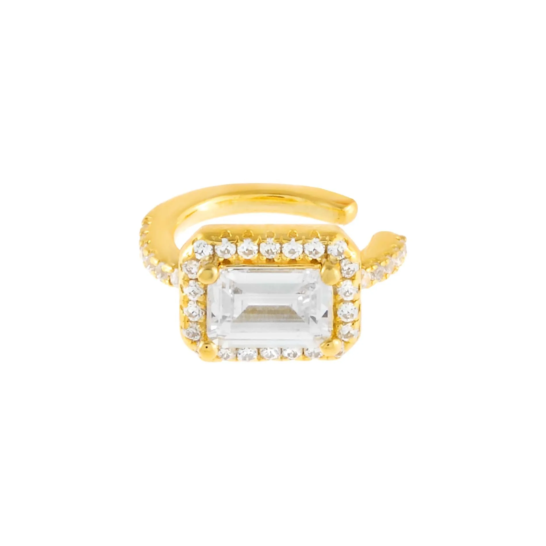 CZ Baguette Ear Cuff