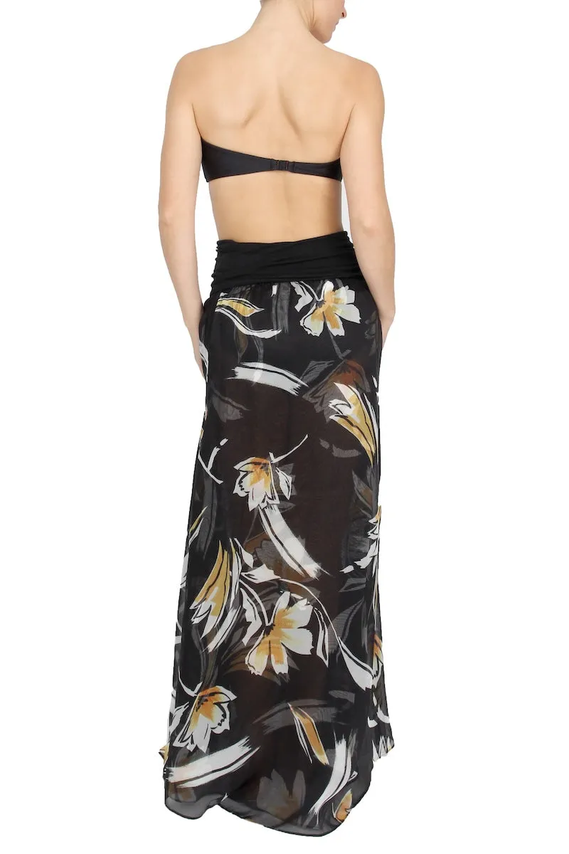 Double Layered Palazzo Skirt