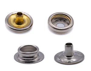 Durable DOT press snap fastener kit brass nickel plated canvas to canvas refill kit