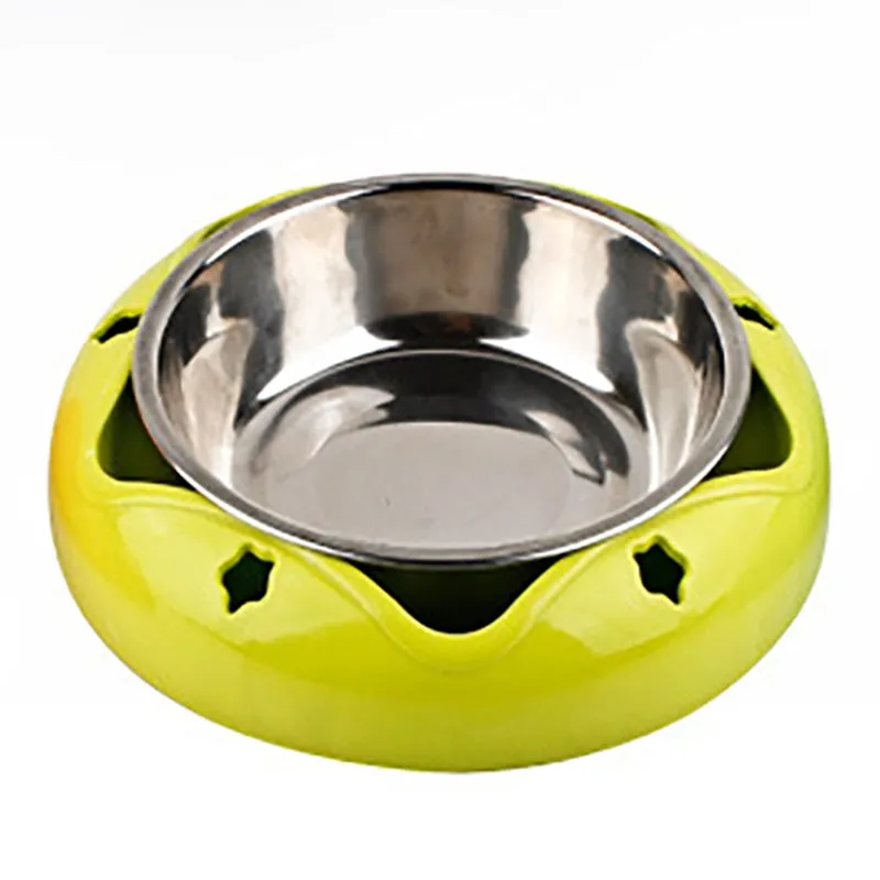 Durable Pet Bowl | Stainless Steel  Drinking Feeding Dual-use Food Feeder
