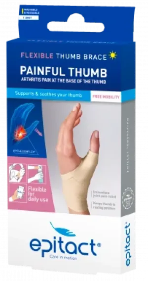 EPITACT Flexible thumb brace joustava peukalotuki päiväkäyttöön oikea käsi, koko L