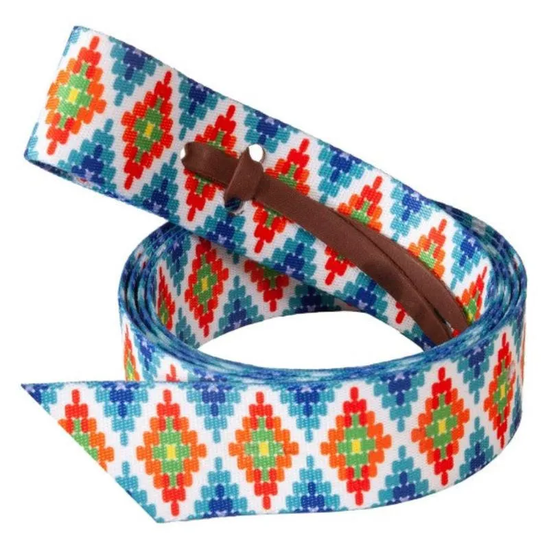 Ezy Ride Nearside Nylon Latigo Patterned