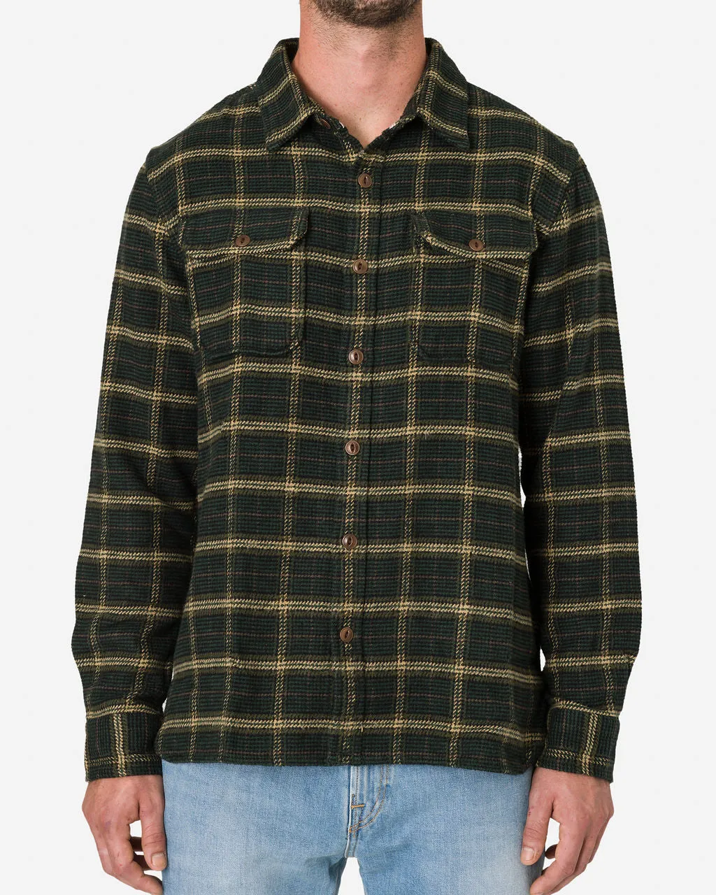Flannel - Utility Shirt - Forest Hound - H1
