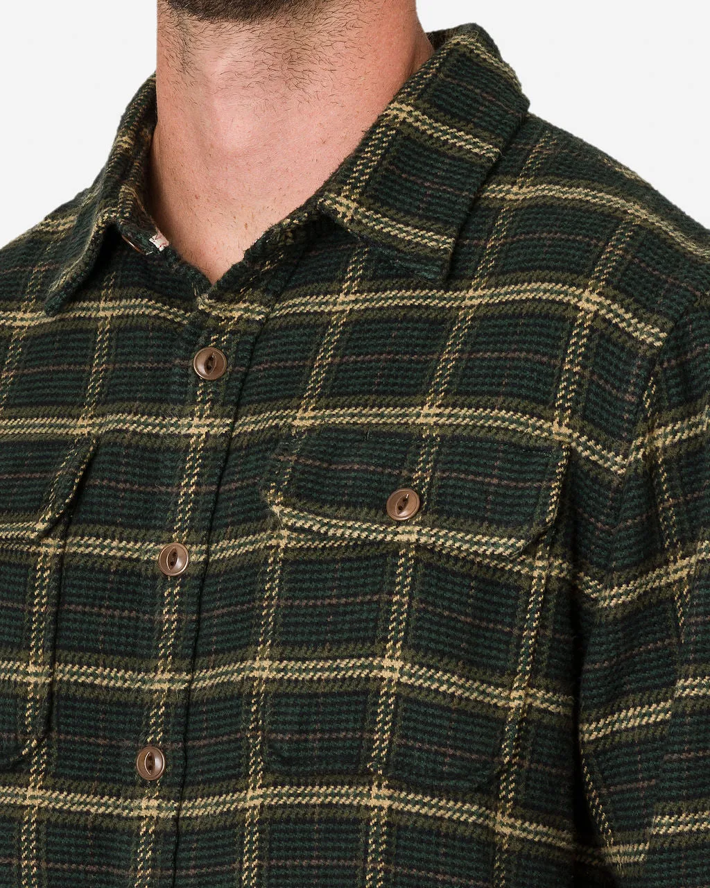 Flannel - Utility Shirt - Forest Hound - H1