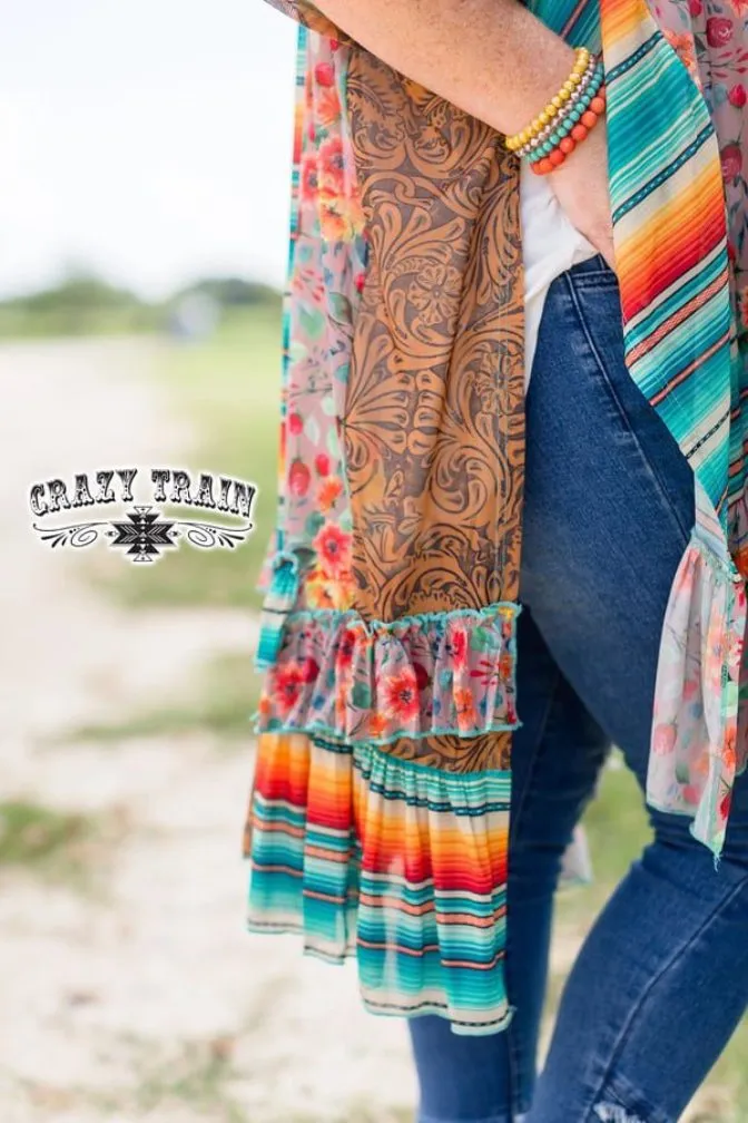Flowers of Fall Cardigan by Crazy Train