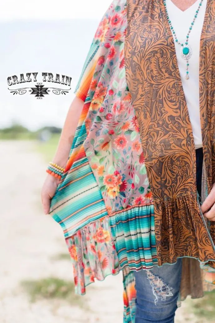 Flowers of Fall Cardigan by Crazy Train