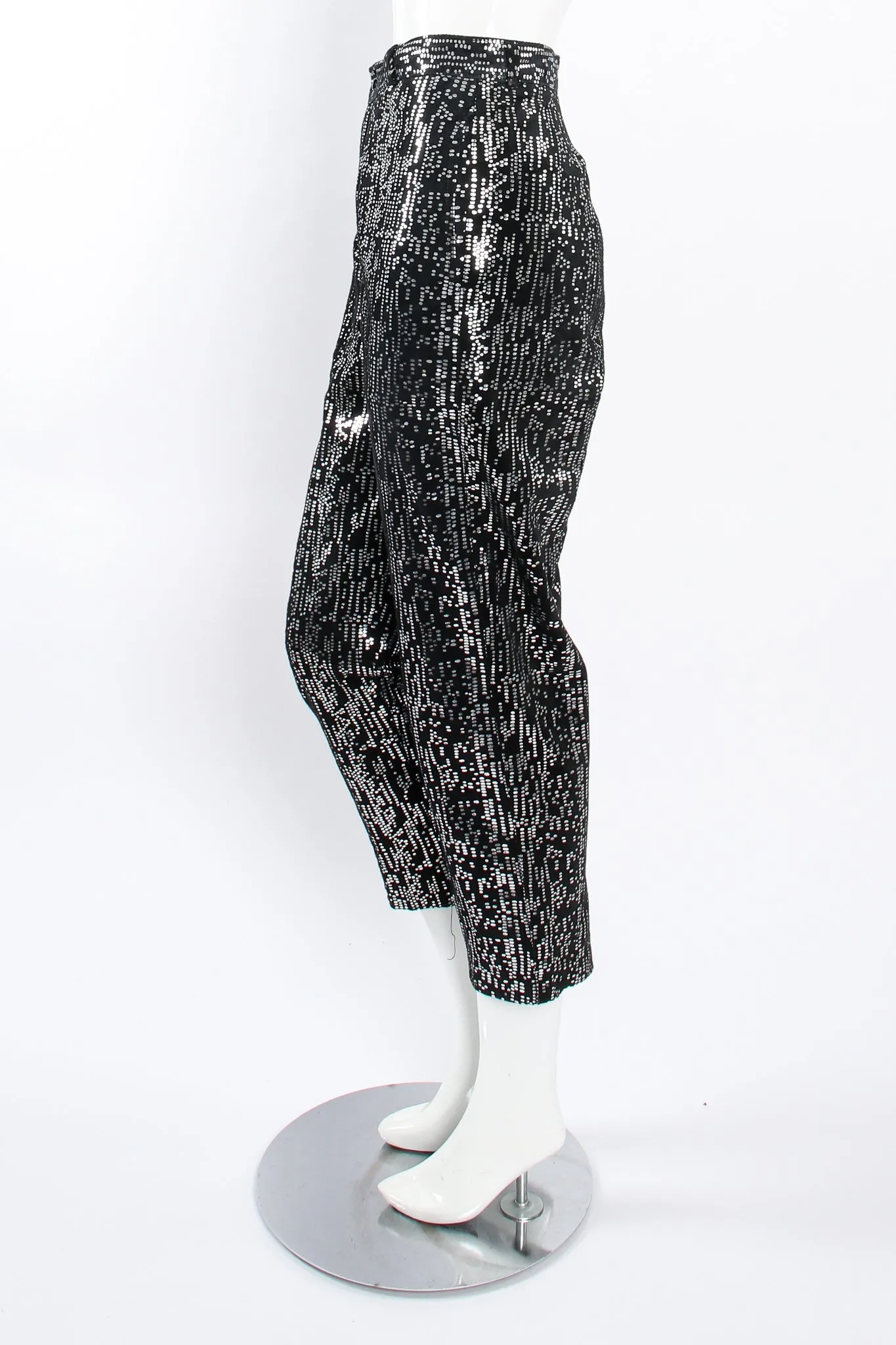 Foiled Suede Bomber Jacket & Pant Set