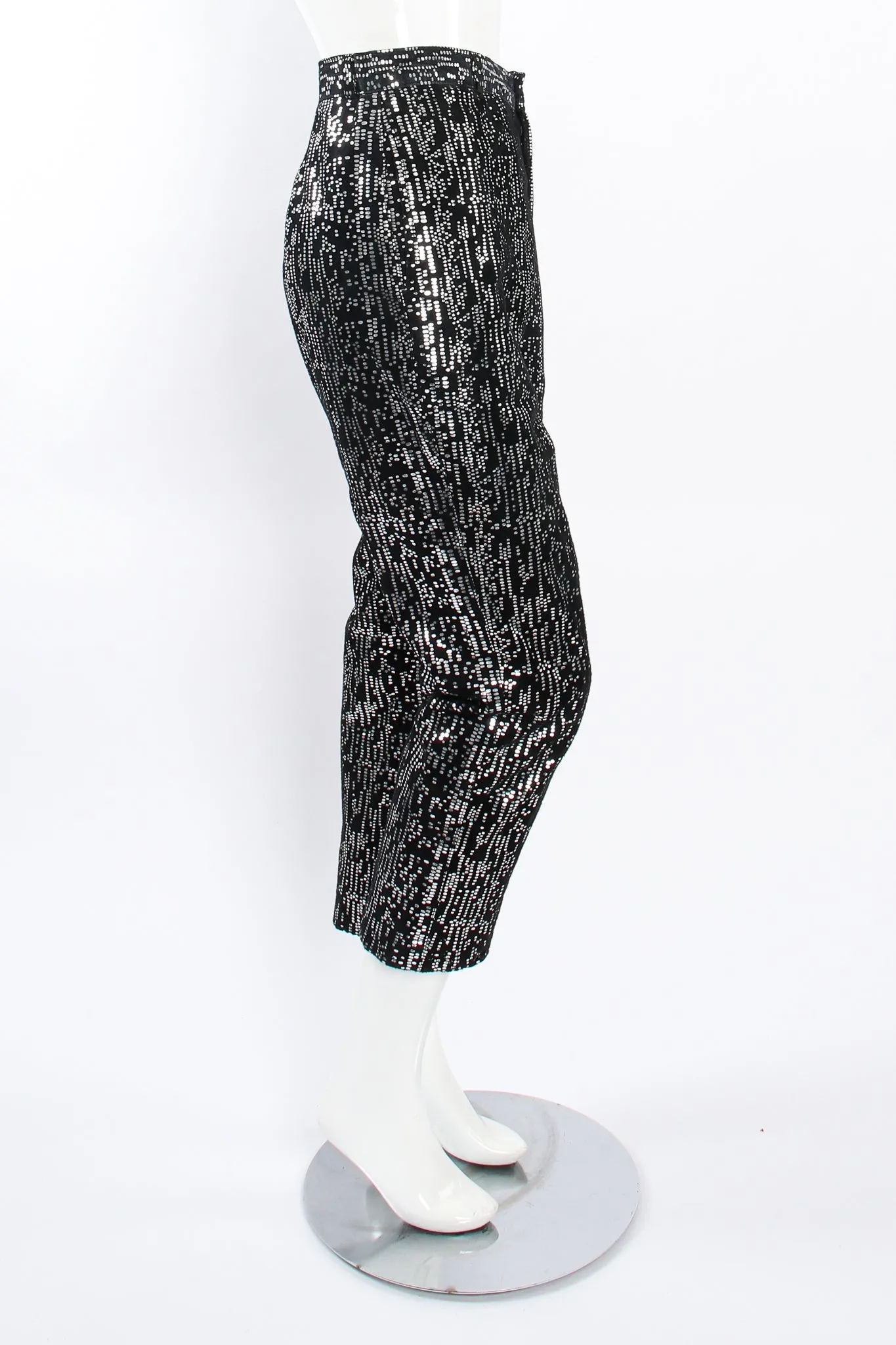Foiled Suede Bomber Jacket & Pant Set