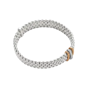 Fope Panorama Flex'it bracelet with diamonds