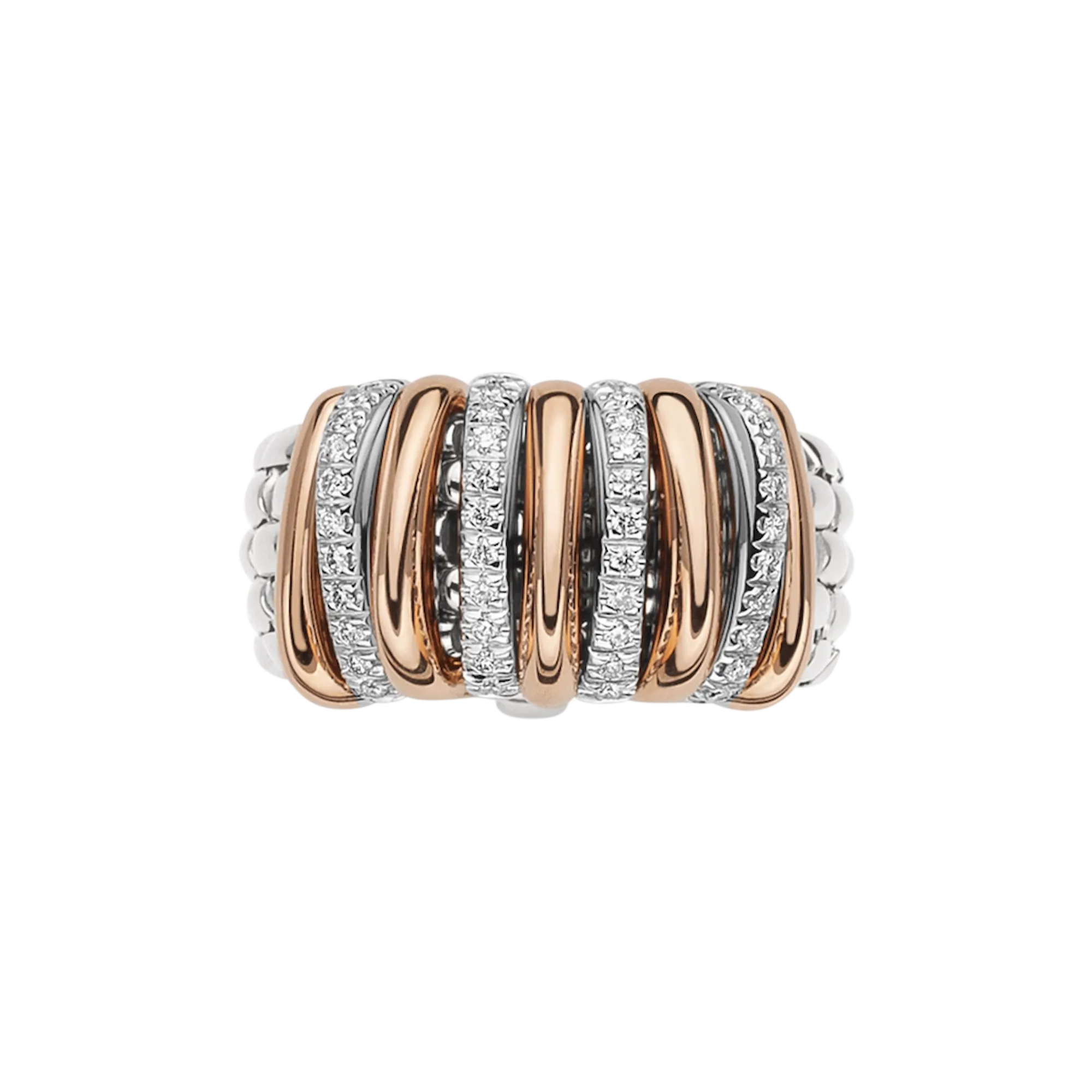 Fope Panorama Flex'it ring with diamonds
