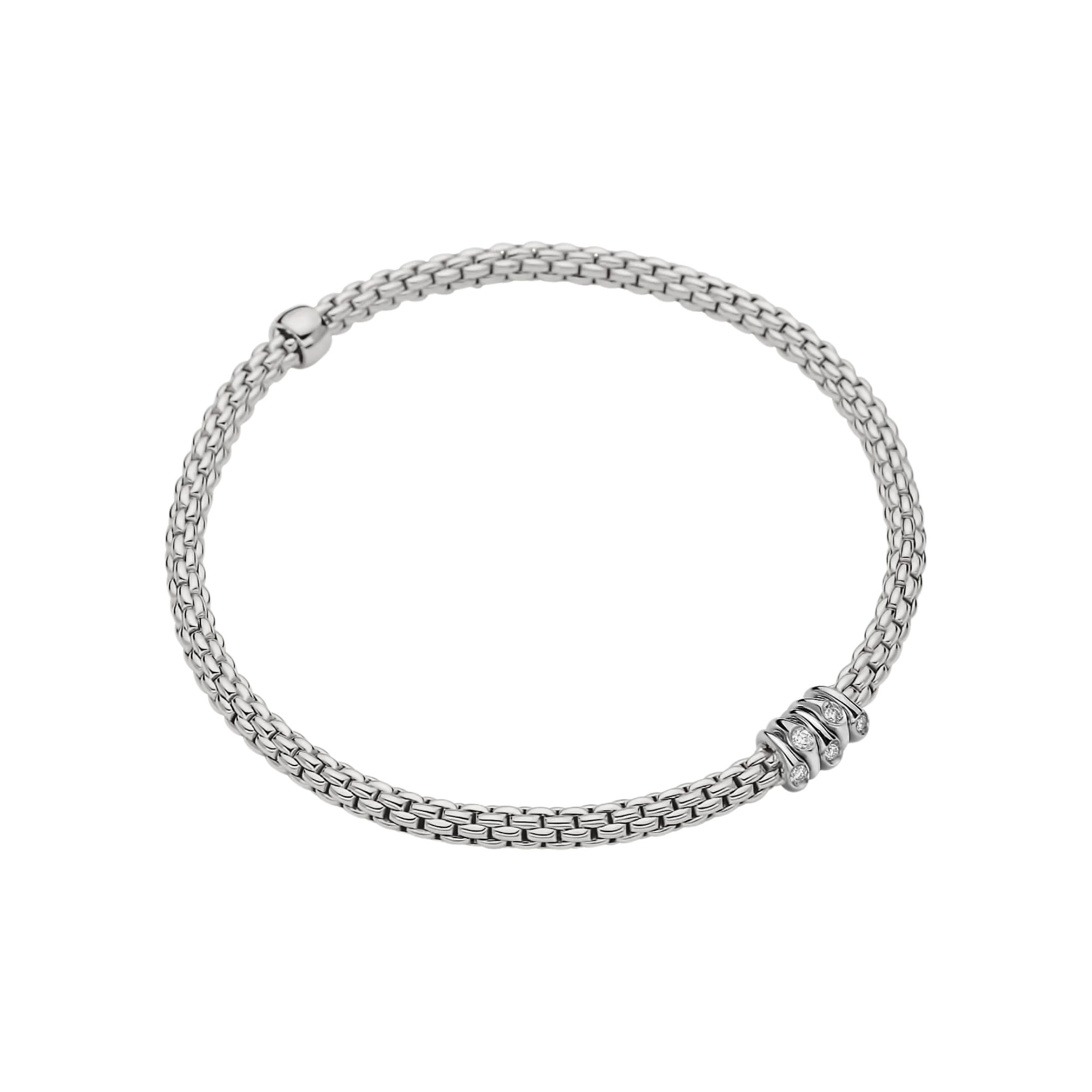 Fope Prima Flex'it bracelet with diamonds