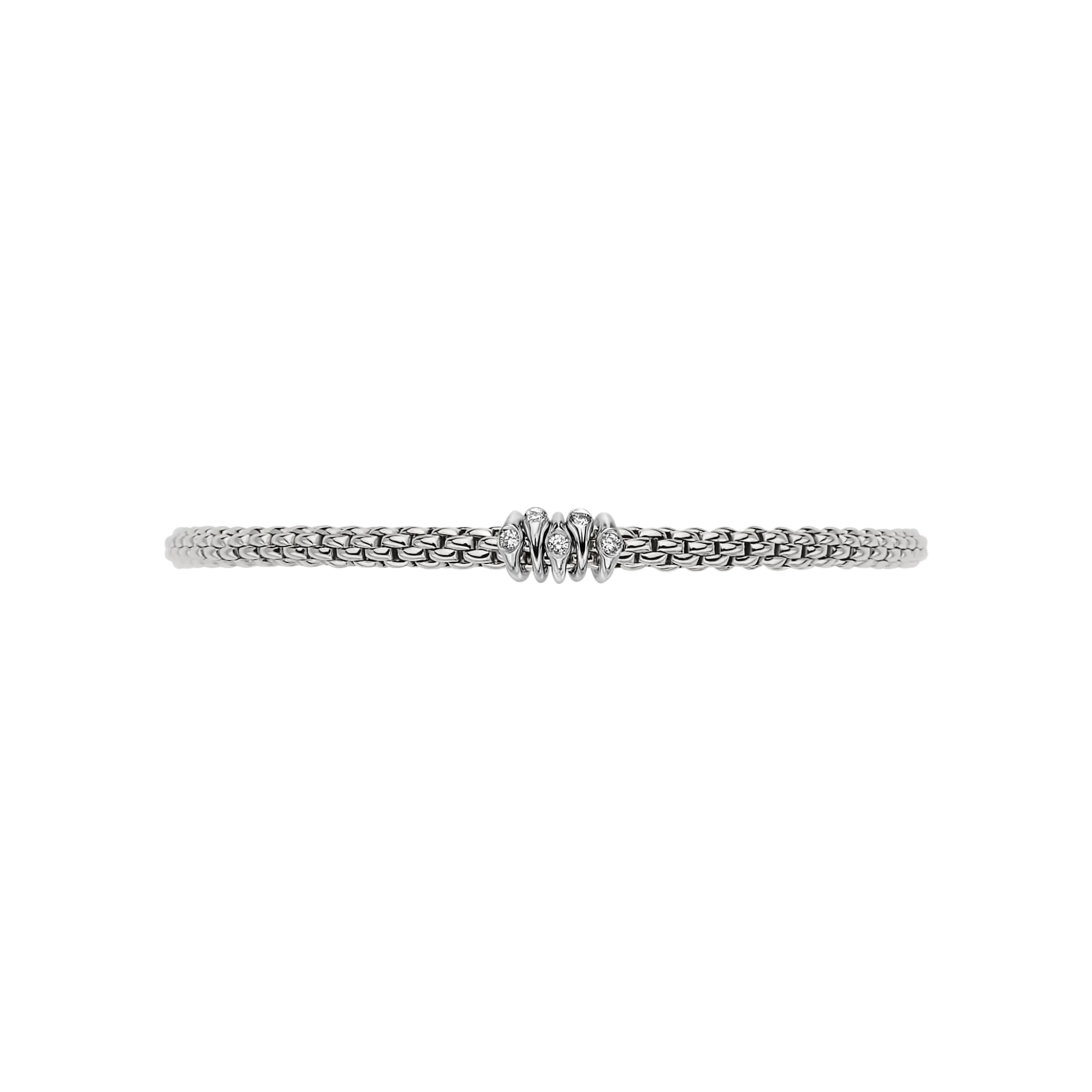 Fope Prima Flex'it bracelet with diamonds