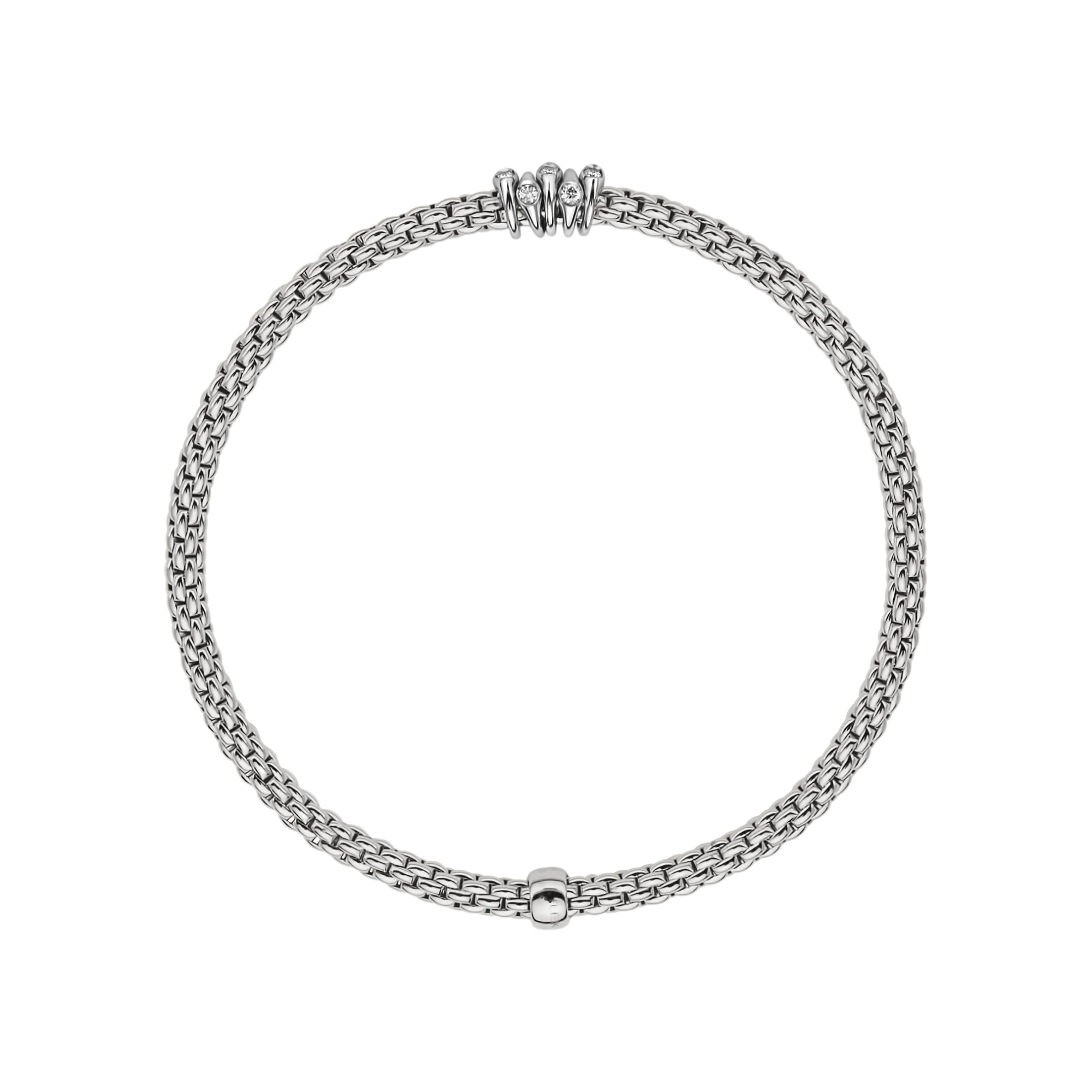 Fope Prima Flex'it bracelet with diamonds