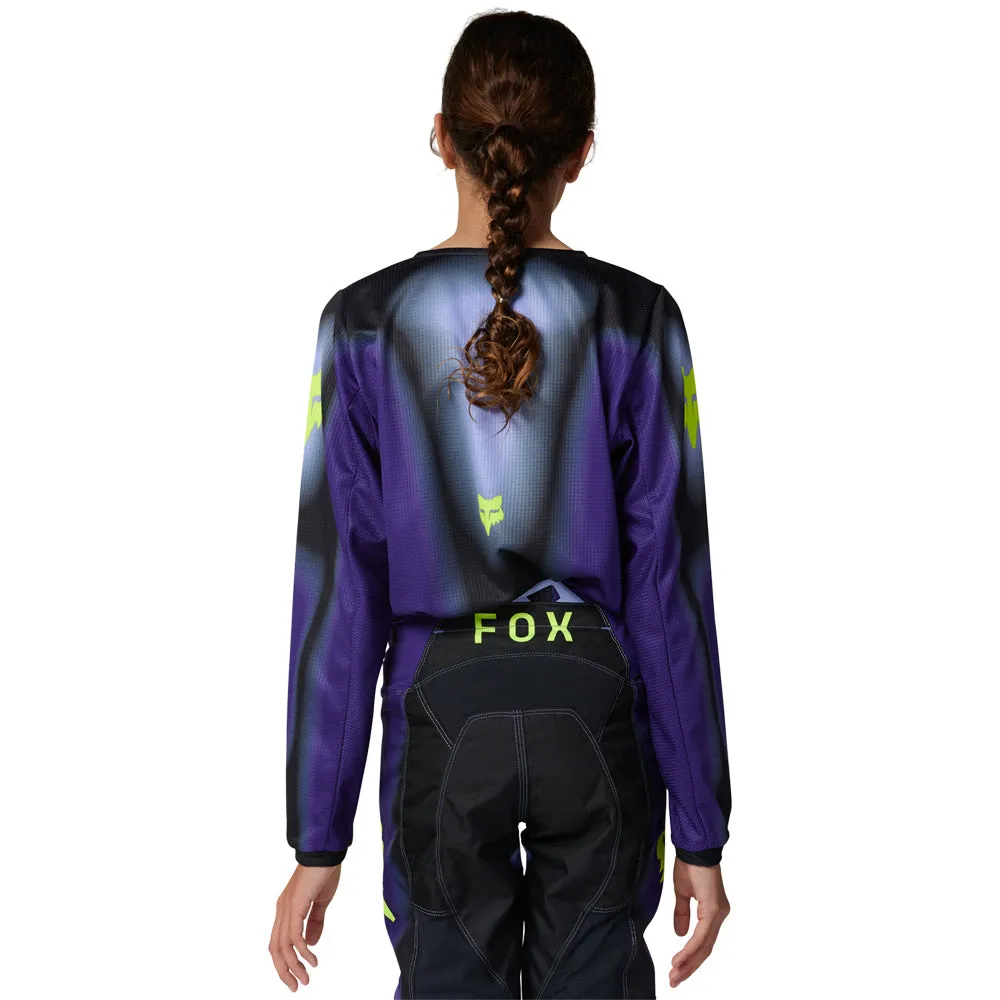 Fox - 180 Youth Interfere Black Blue Jersey - YS