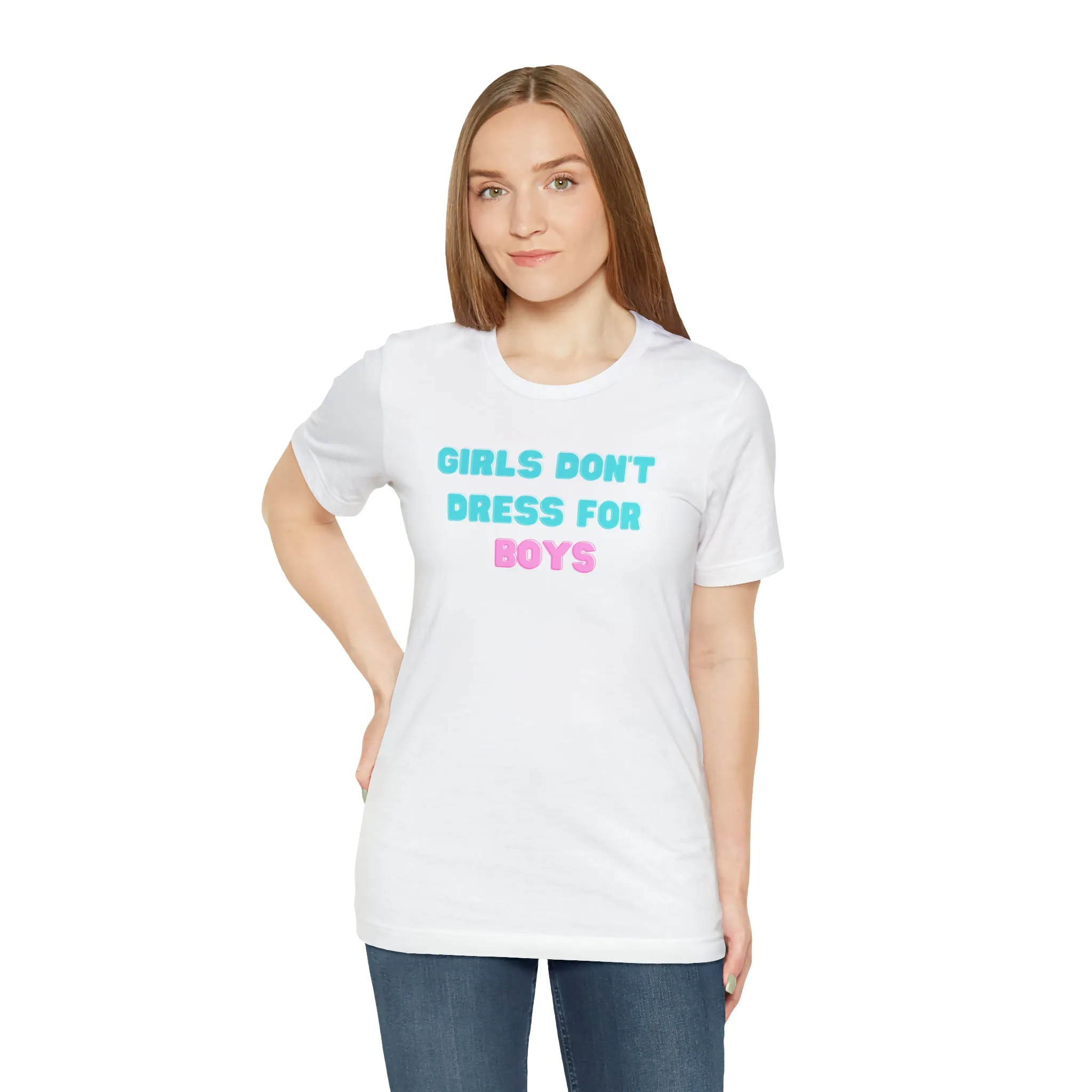 Girls Don't Unisex Crew Neck T-Shirt (S-3XL)