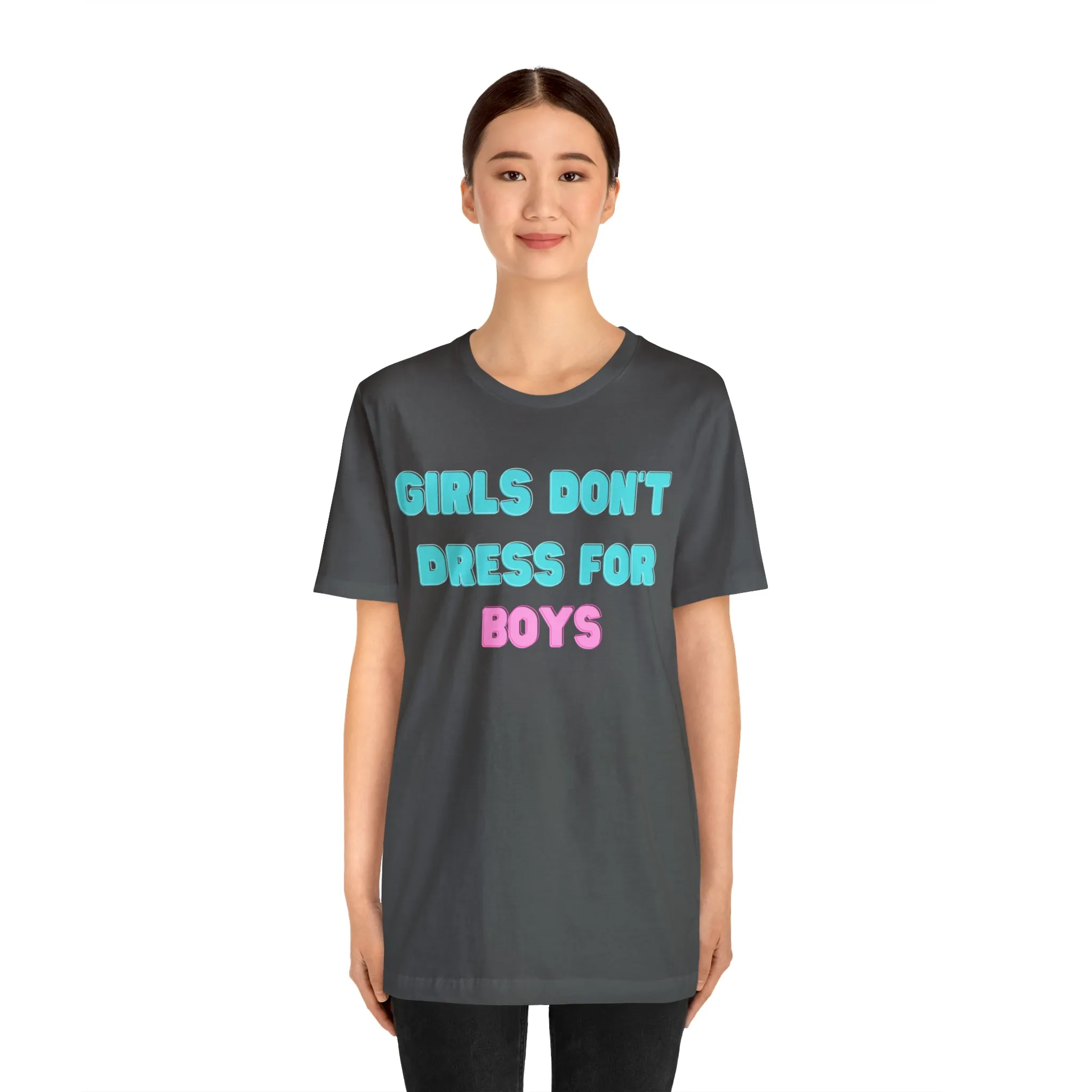 Girls Don't Unisex Crew Neck T-Shirt (S-3XL)