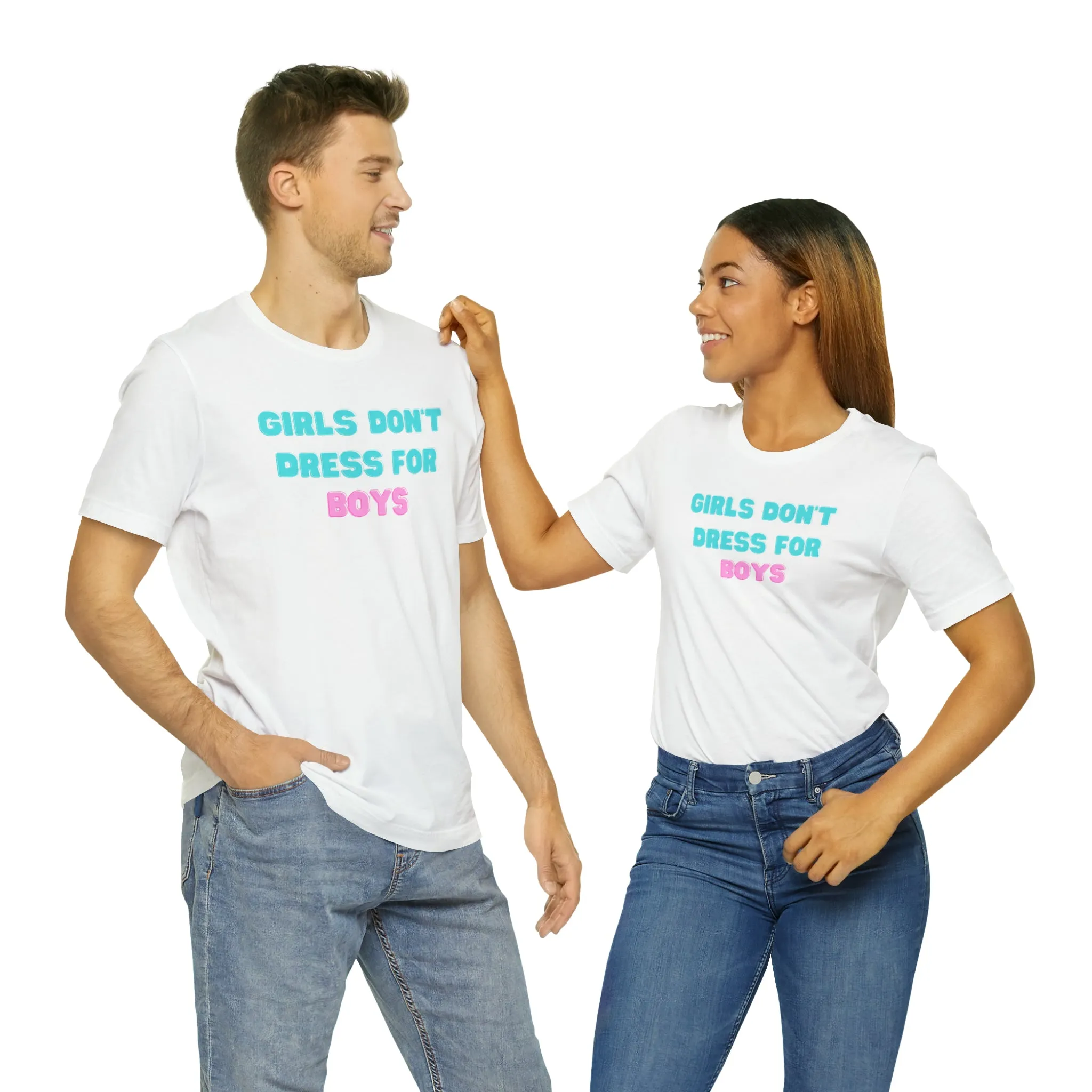 Girls Don't Unisex Crew Neck T-Shirt (S-3XL)