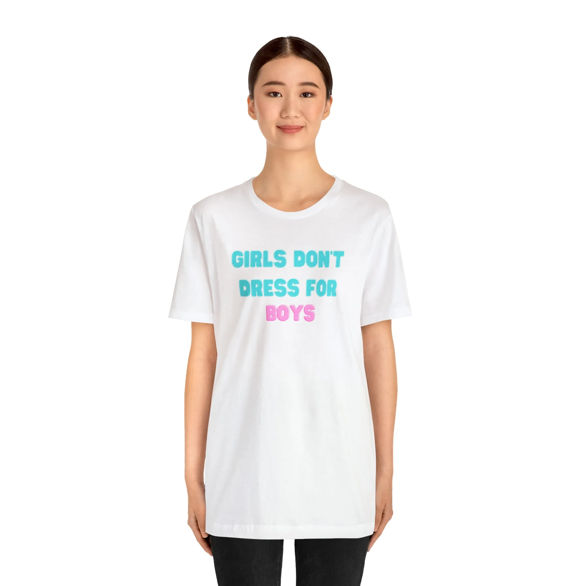 Girls Don't Unisex Crew Neck T-Shirt (S-3XL)
