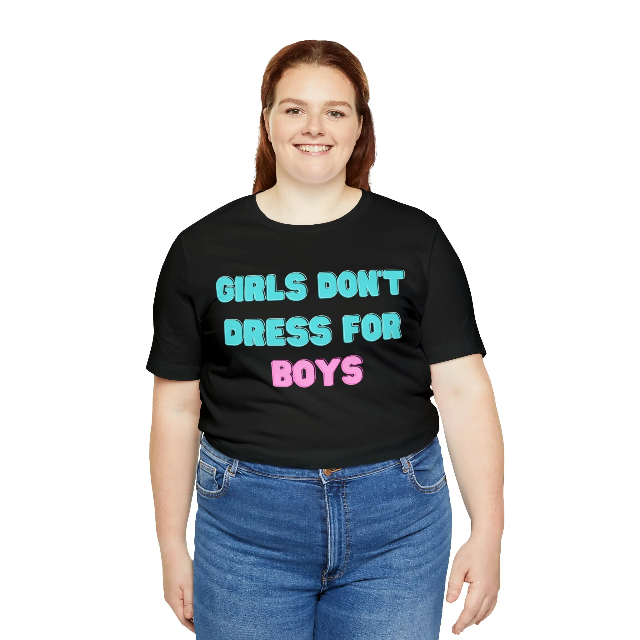 Girls Don't Unisex Crew Neck T-Shirt (S-3XL)