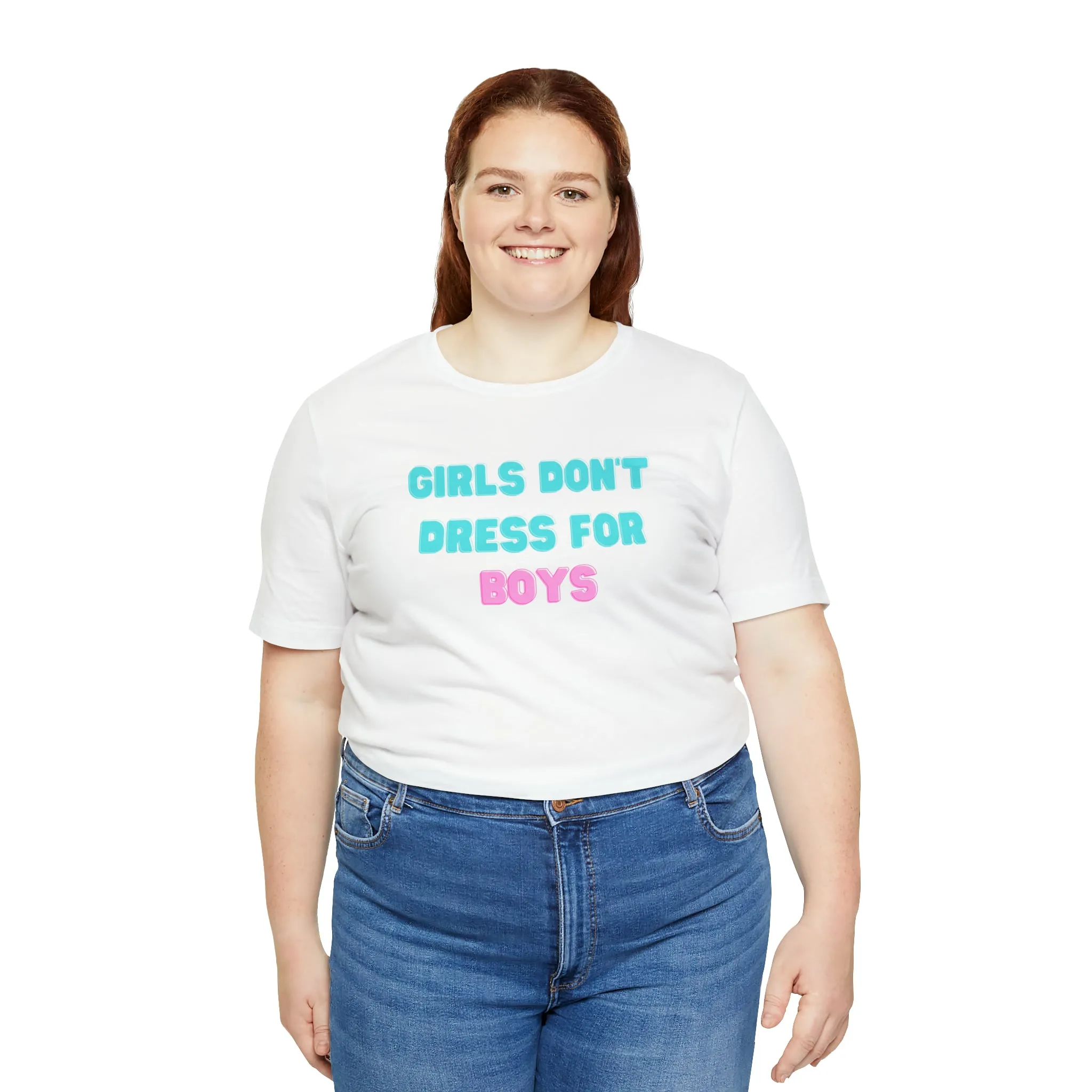 Girls Don't Unisex Crew Neck T-Shirt (S-3XL)