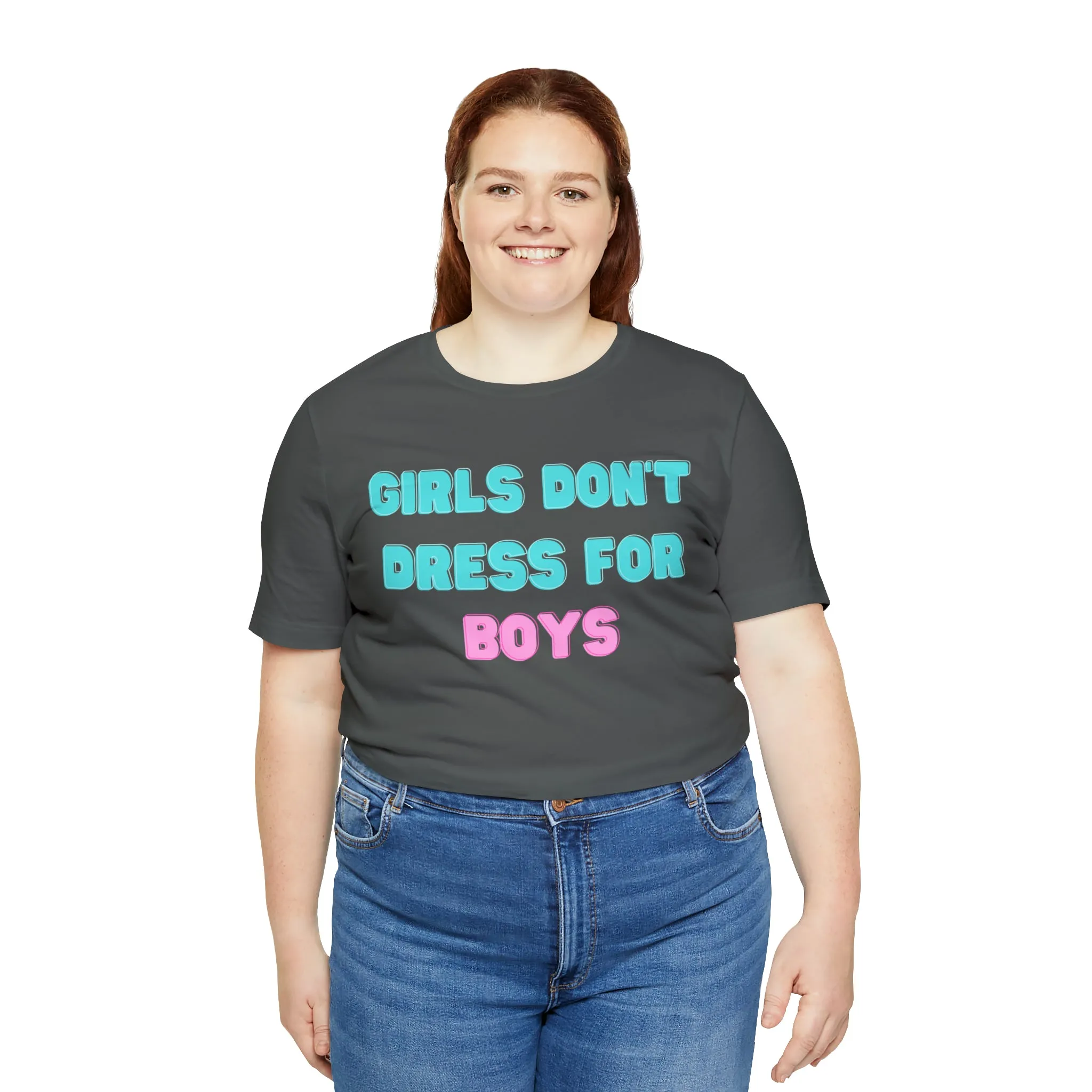 Girls Don't Unisex Crew Neck T-Shirt (S-3XL)
