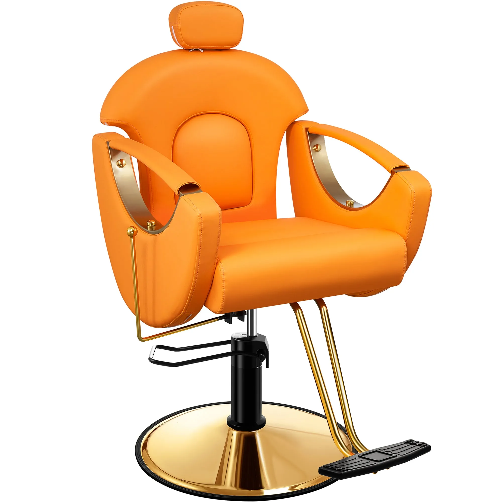 Gold Reclining Salon Chair BS-92-OE