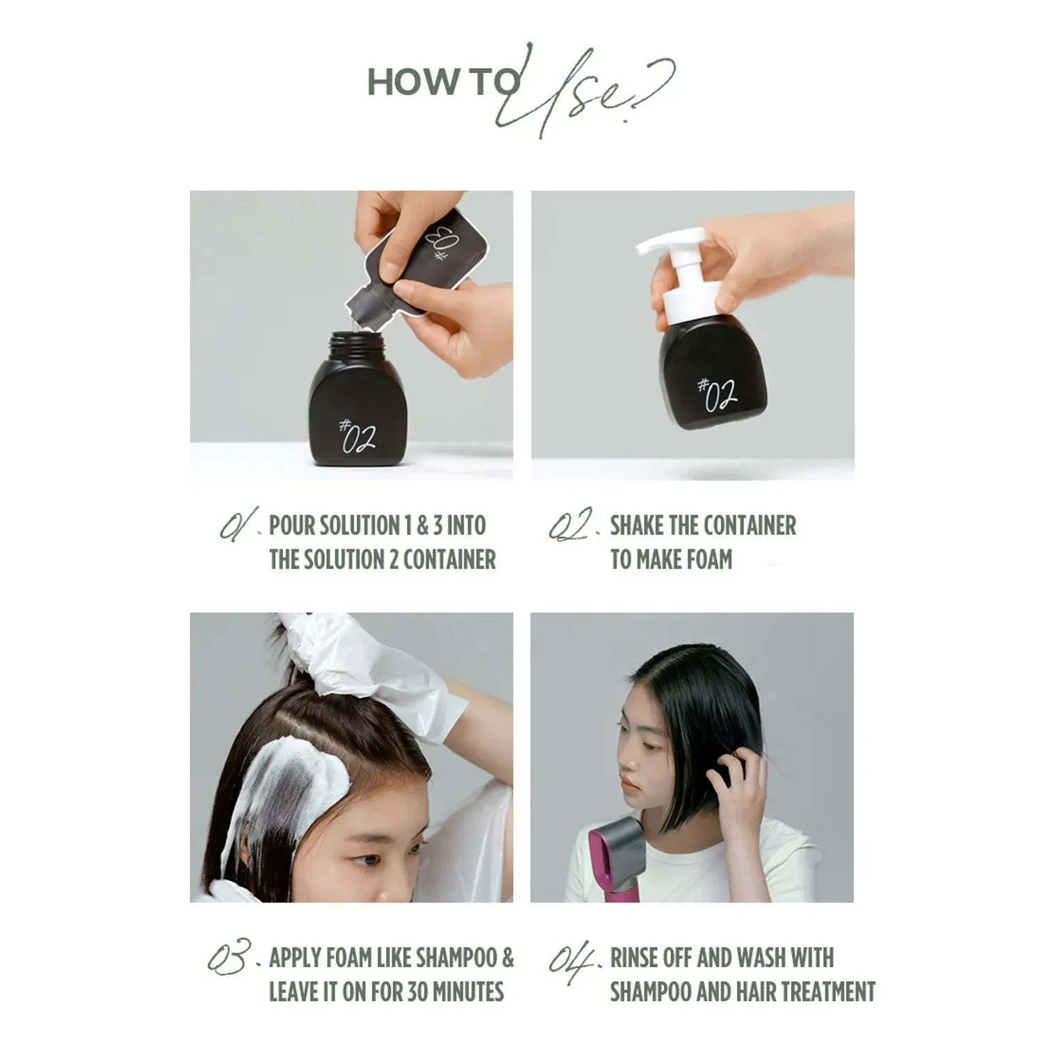 Hello Bubble Hair Colour -#7K Ash Khaki Brown 30g
