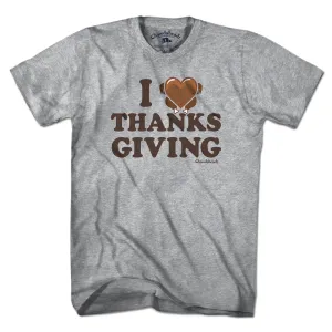 I Heart Thanksgiving Turkey T-Shirt