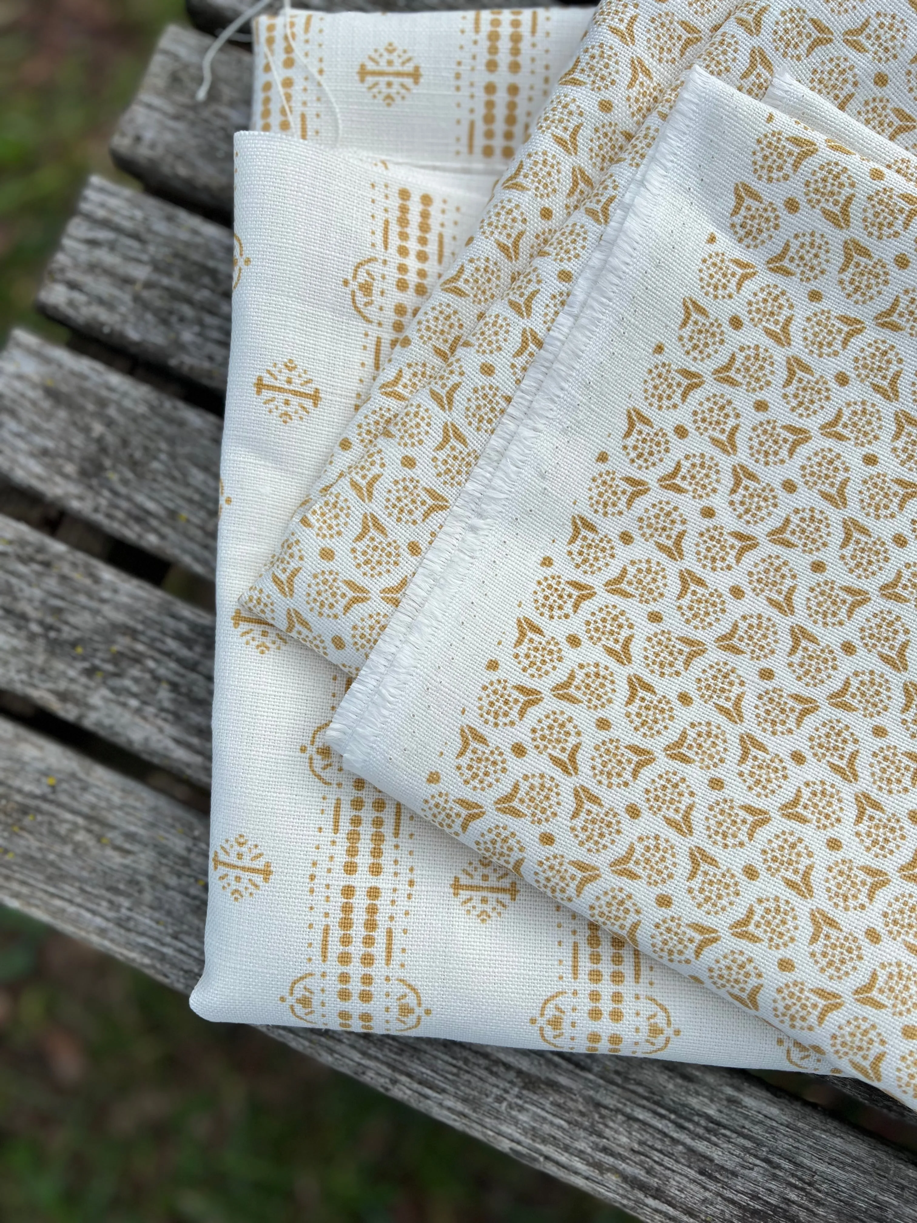 Izzy Wheat on Oyster Fabric