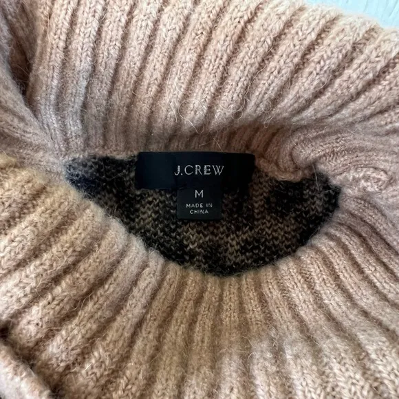 J. Crew Leopard Print Turtleneck Sweater - Supersoft and LIKE NEW!