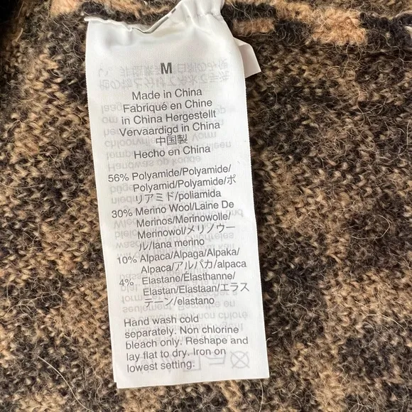 J. Crew Leopard Print Turtleneck Sweater - Supersoft and LIKE NEW!